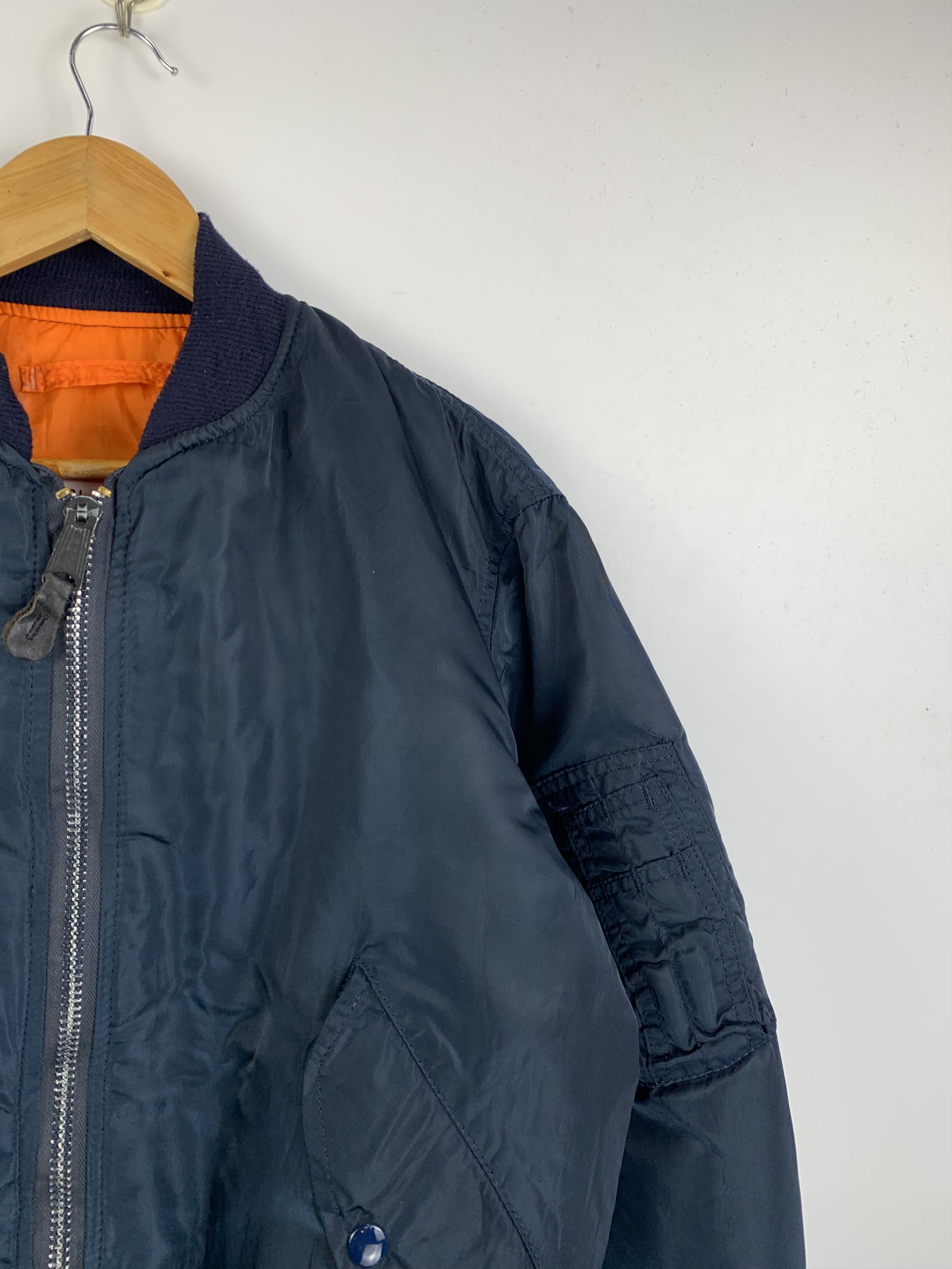 Alpha Industries Vintage ALPHA INDUSTRIES Reversible Bomber Jacket Size US M / EU 48-50 / 2 - 4 Thumbnail