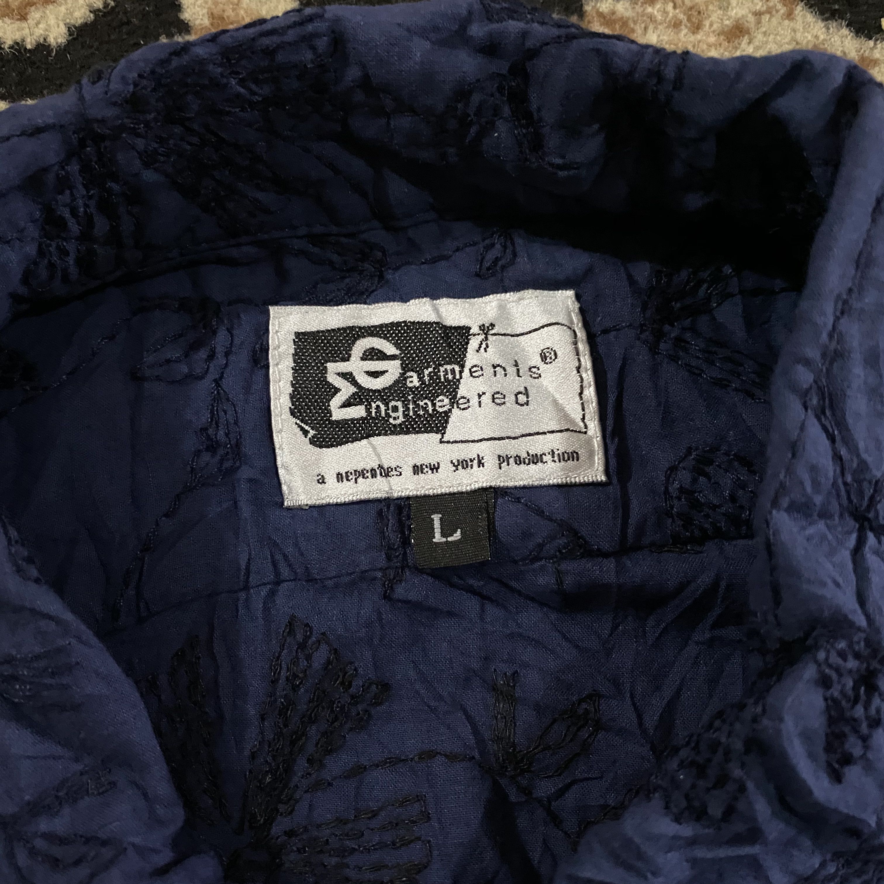 Engineered Garments × Nepenthes Engineered Garments shirt embroidery flower Size US L / EU 52-54 / 3 - 3 Thumbnail