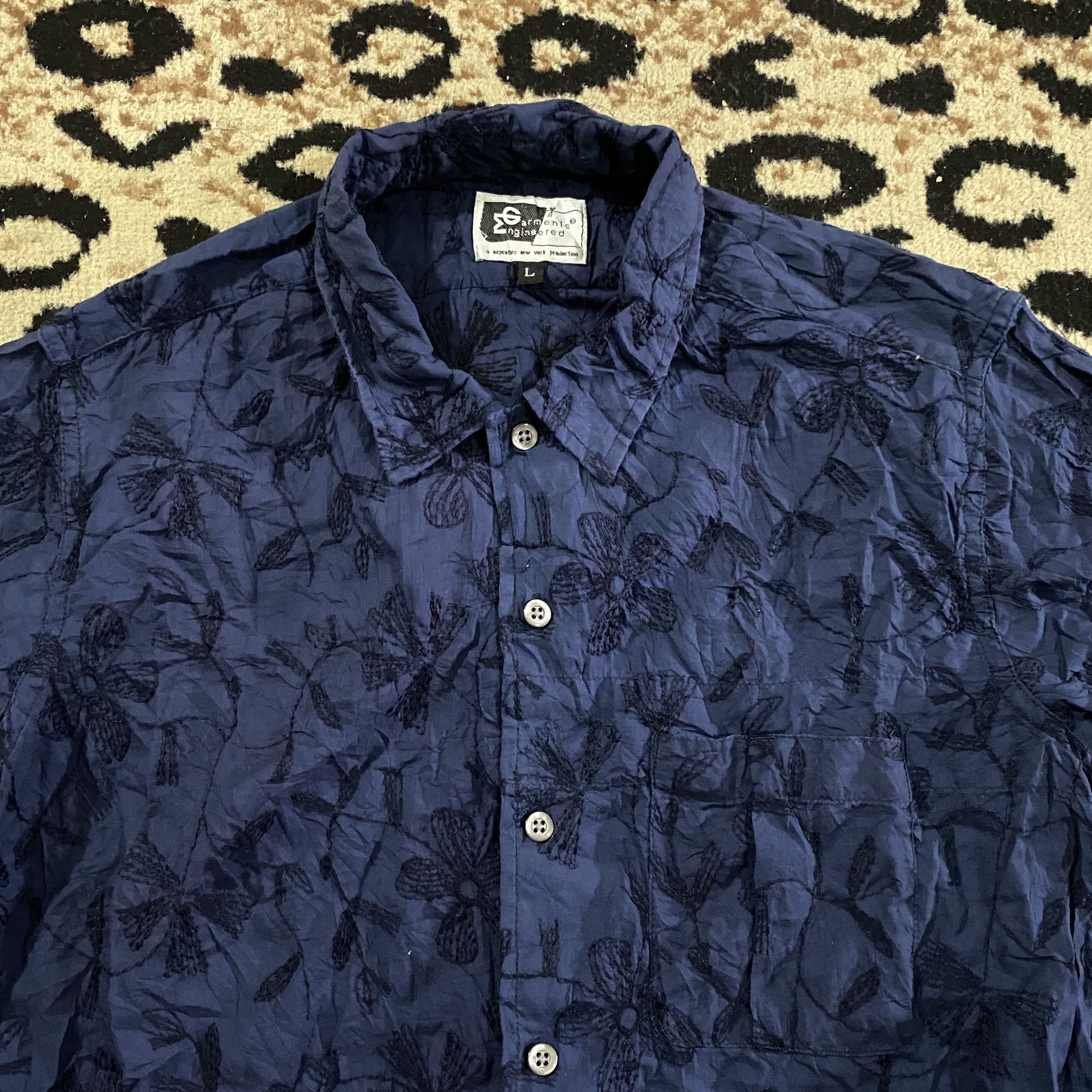 Engineered Garments × Nepenthes Engineered Garments shirt embroidery flower Size US L / EU 52-54 / 3 - 2 Thumbnail