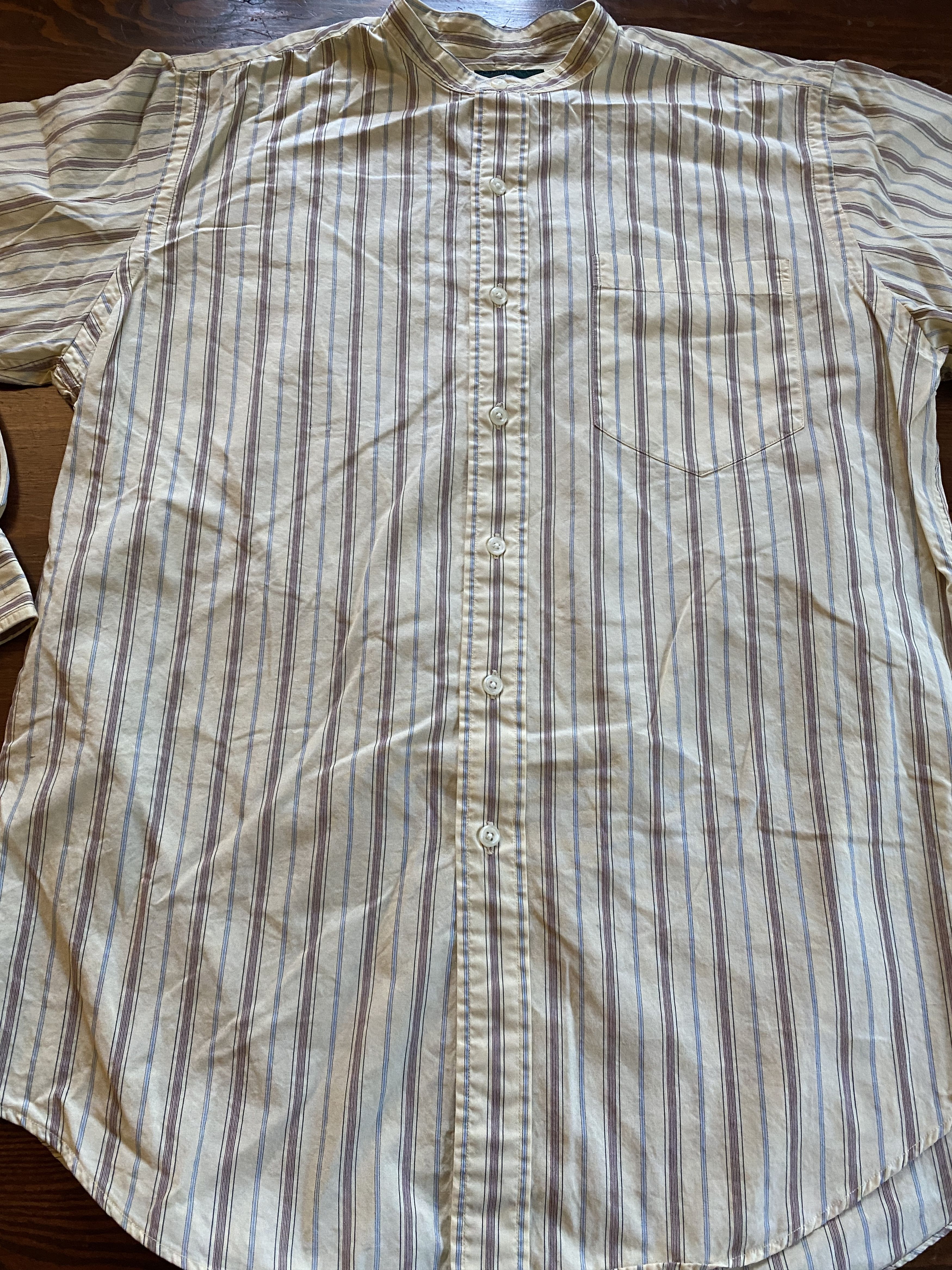 Hunt Club Vintage 90's Hunt Club Standing Collar Long Sleeve Button Up Size US M / EU 48-50 / 2 - 3 Thumbnail