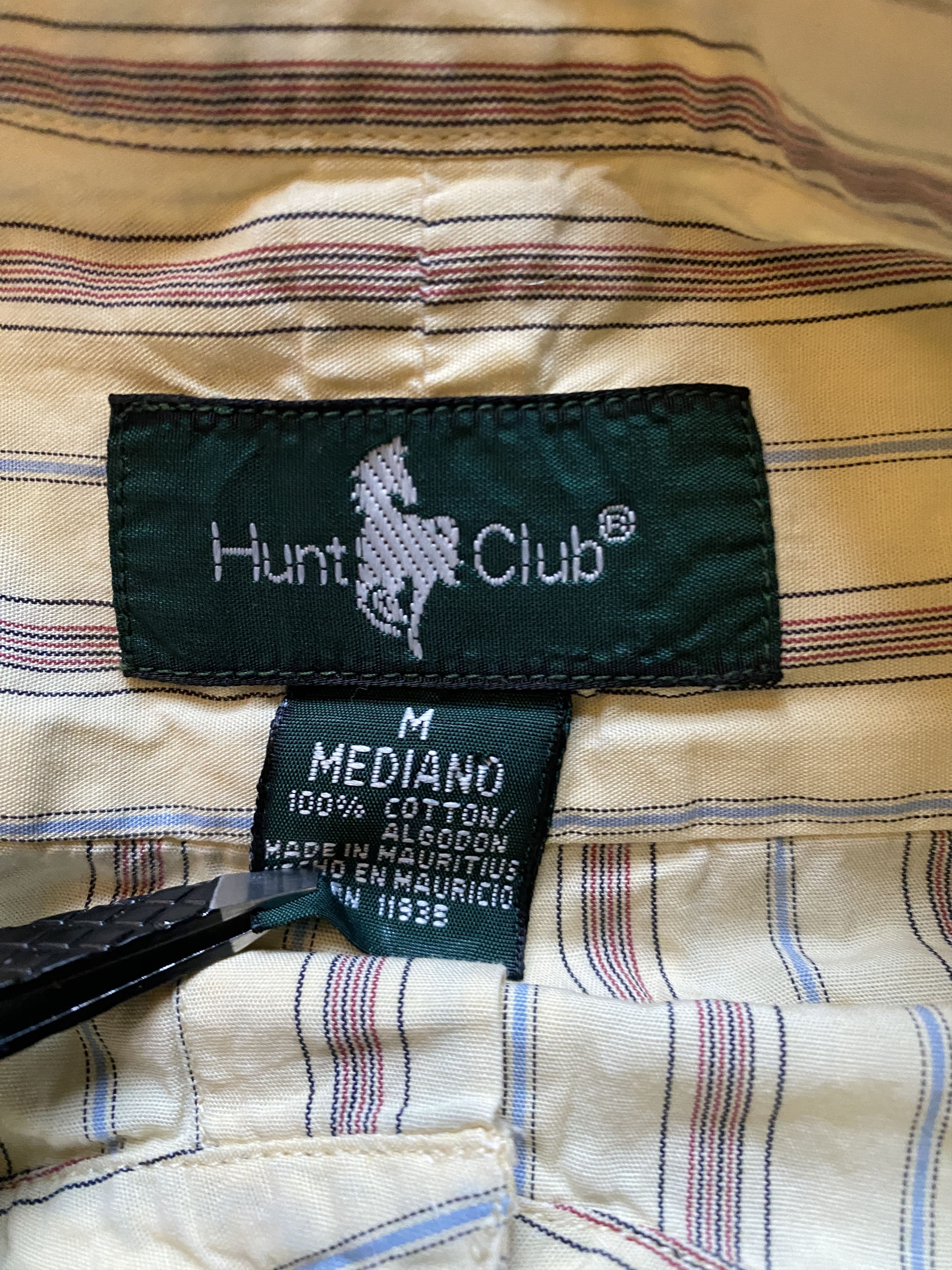 Hunt Club Vintage 90's Hunt Club Standing Collar Long Sleeve Button Up Size US M / EU 48-50 / 2 - 7 Thumbnail