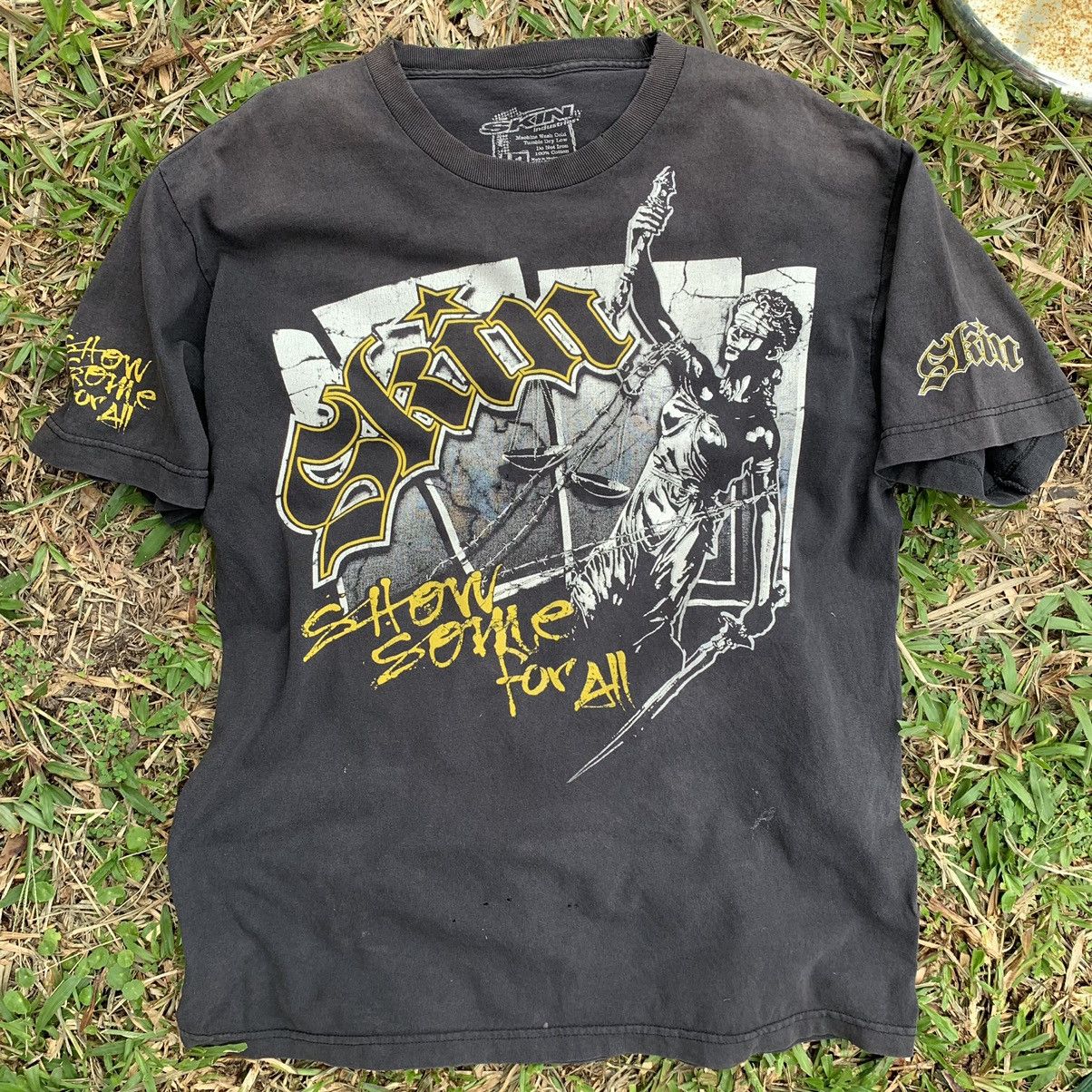 Vintage Skin show some for all black distress tshirt tee Size US L / EU 52-54 / 3 - 19 Thumbnail