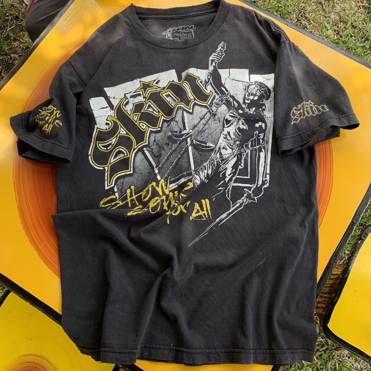 Vintage Skin show some for all black distress tshirt tee Size US L / EU 52-54 / 3 - 18 Thumbnail
