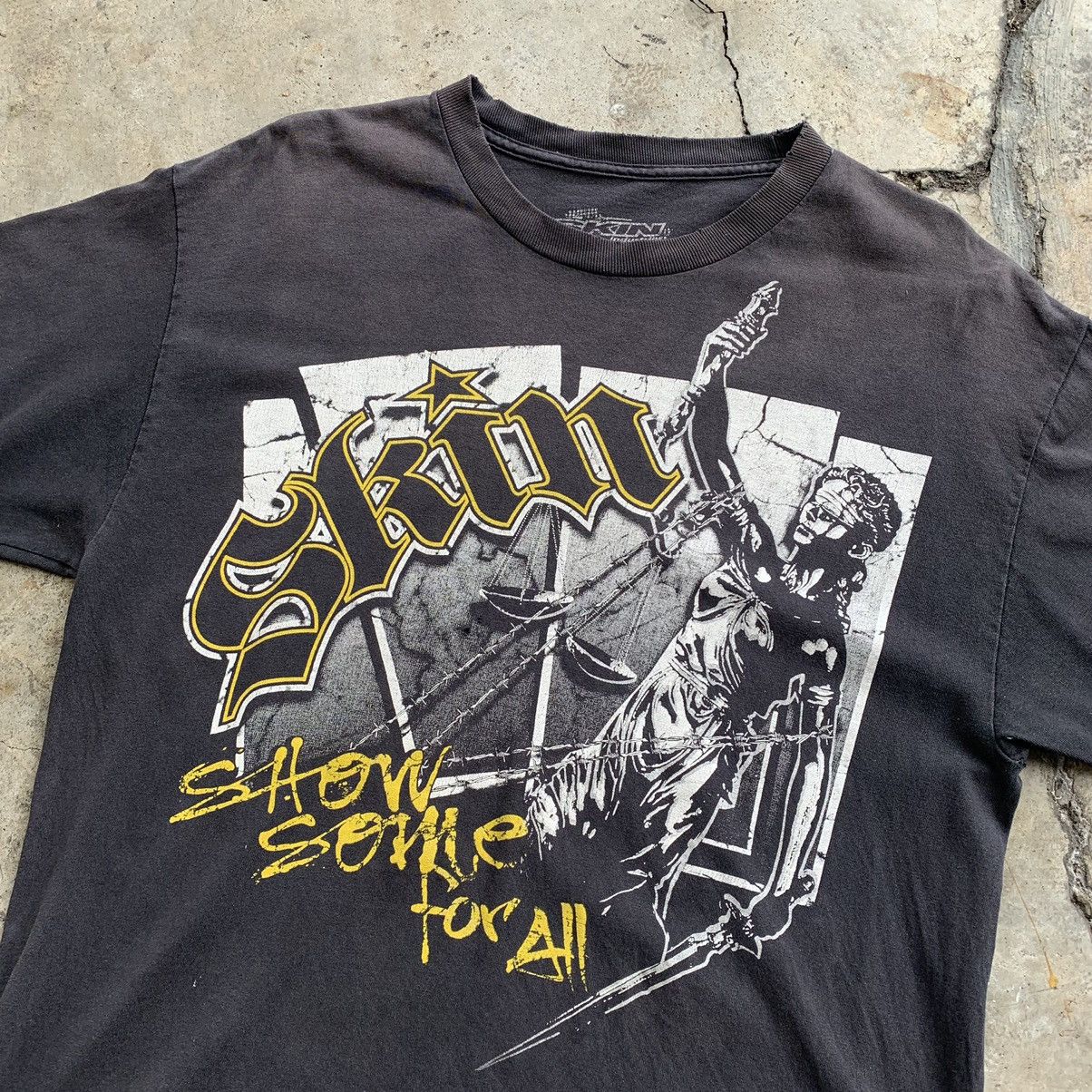 Vintage Skin show some for all black distress tshirt tee Size US L / EU 52-54 / 3 - 5 Thumbnail