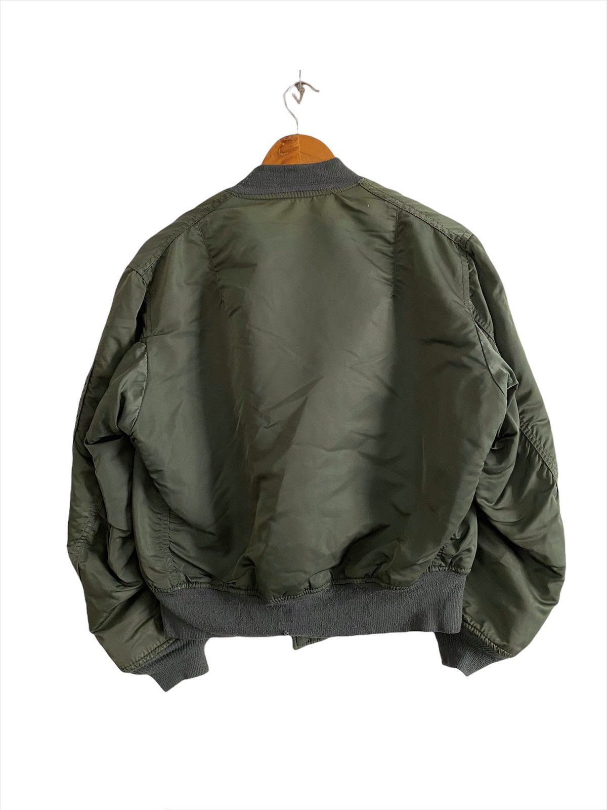 Alpha Industries ALPHA made in USA IDEAL Zipper Bomber Jacket Size US L / EU 52-54 / 3 - 3 Thumbnail