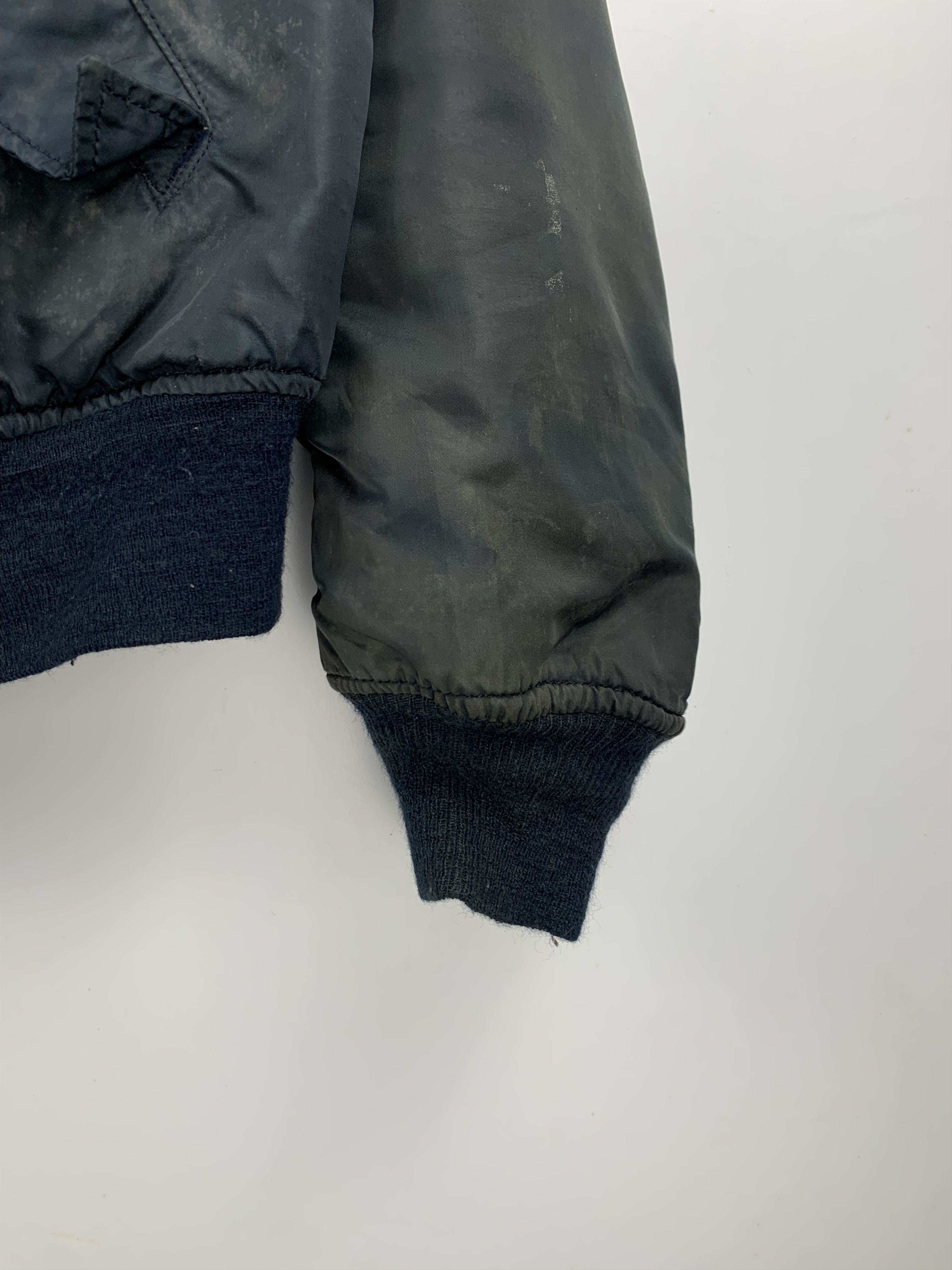 Japanese Brand Vintage Rare Japanese Military MA-1 Bomber Jacket Size US XL / EU 56 / 4 - 9 Thumbnail