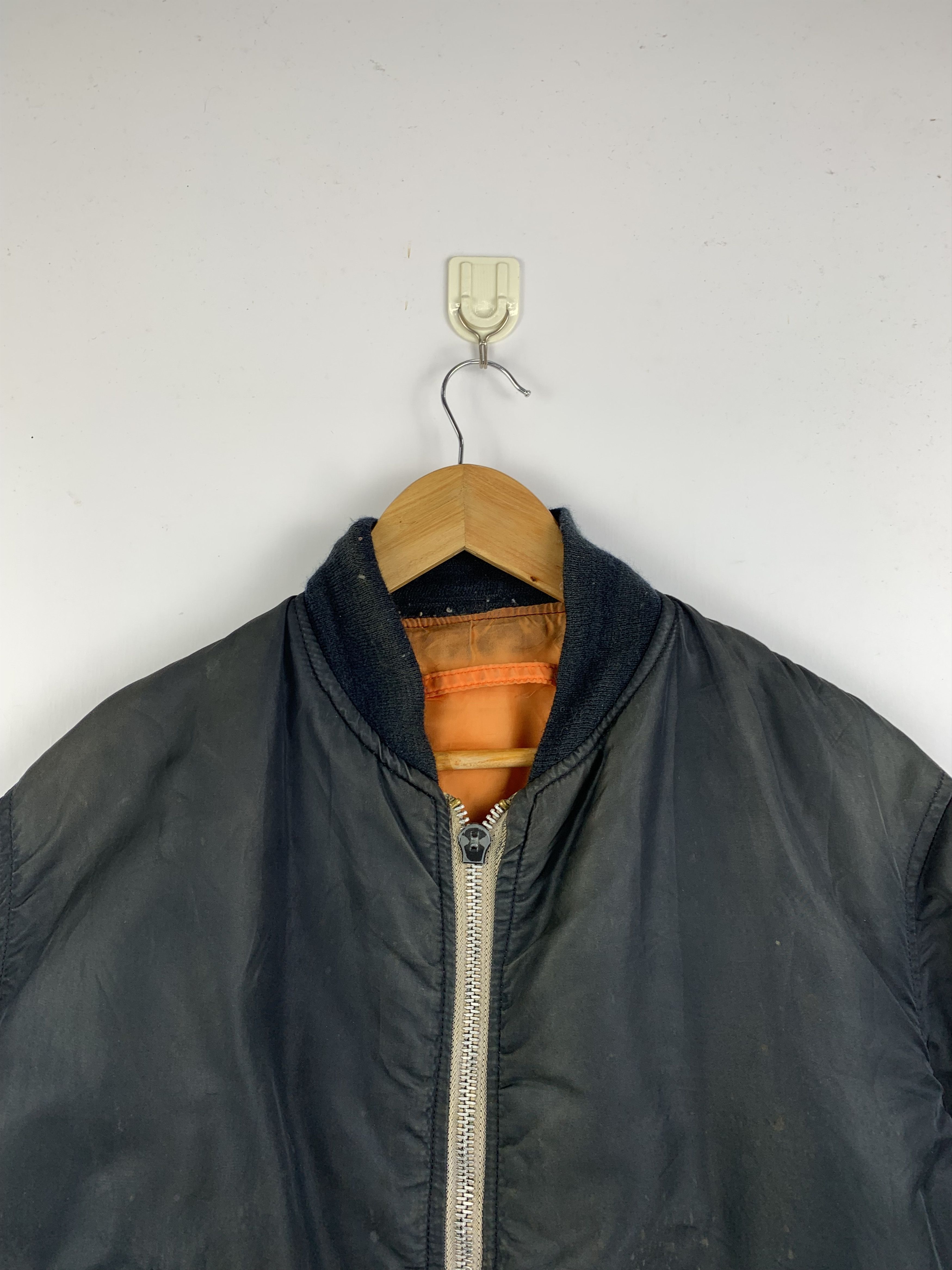 Japanese Brand Vintage Rare Japanese Military MA-1 Bomber Jacket Size US XL / EU 56 / 4 - 5 Thumbnail