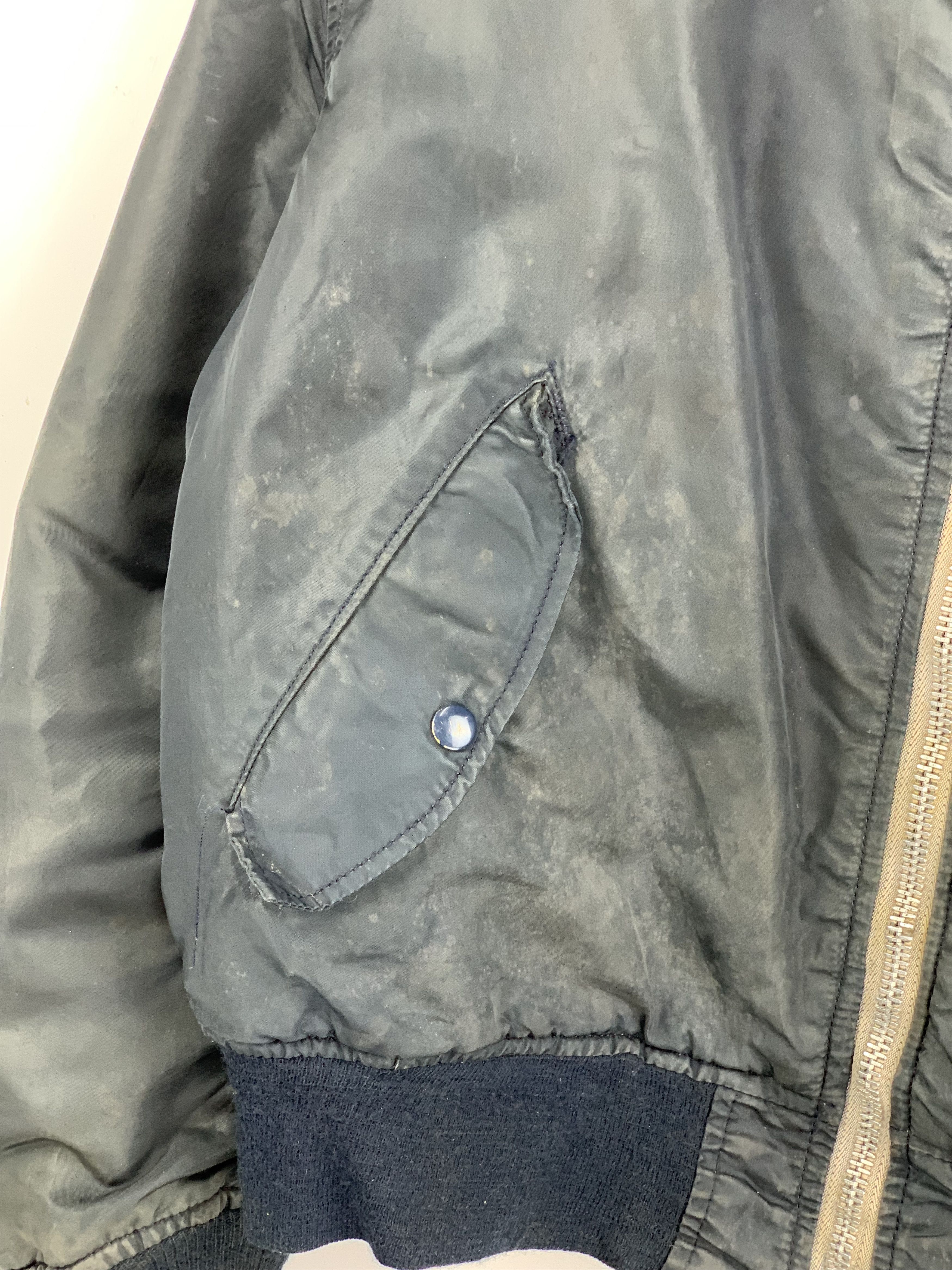 Japanese Brand Vintage Rare Japanese Military MA-1 Bomber Jacket Size US XL / EU 56 / 4 - 12 Thumbnail