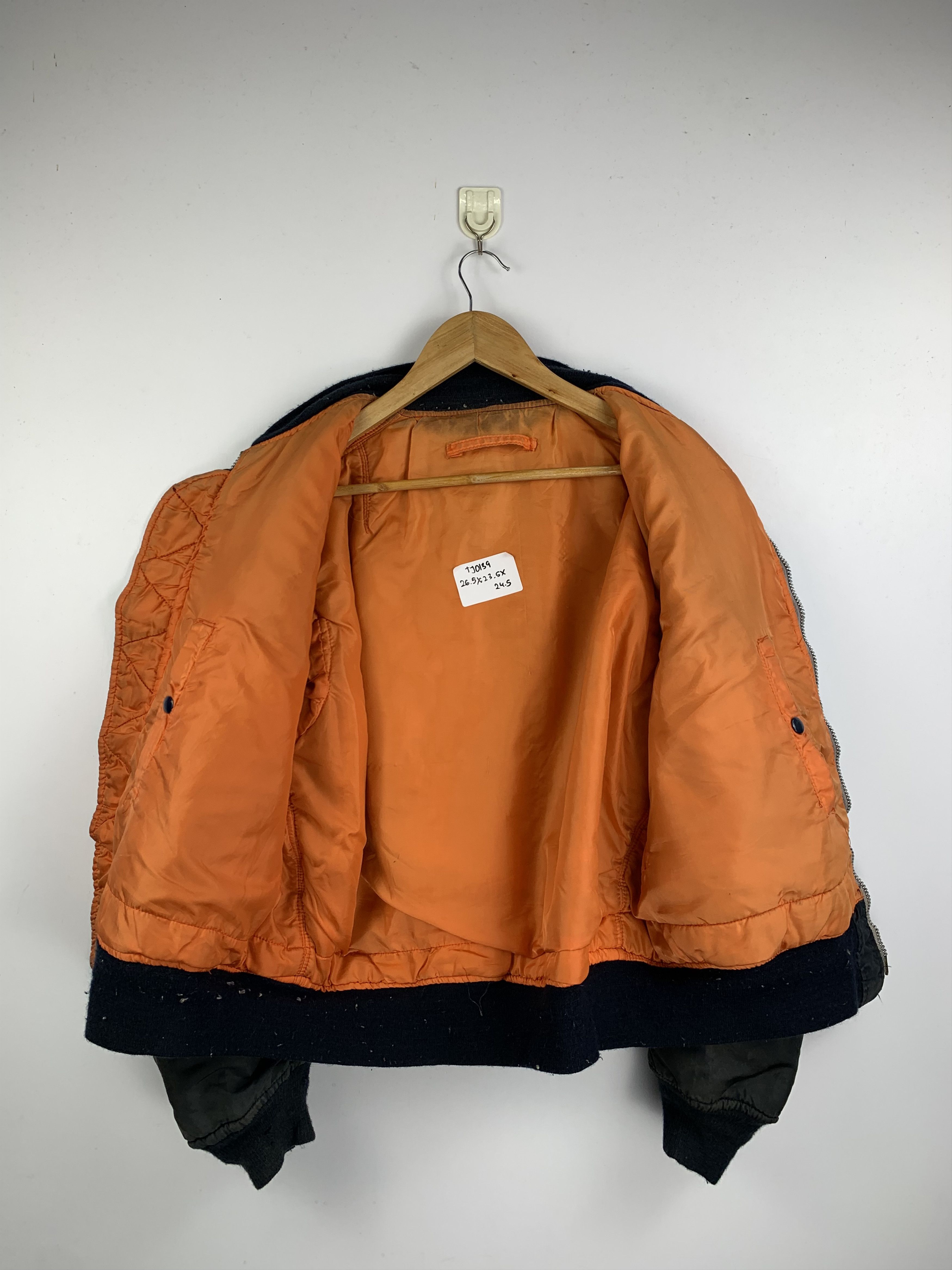 Japanese Brand Vintage Rare Japanese Military MA-1 Bomber Jacket Size US XL / EU 56 / 4 - 2 Thumbnail