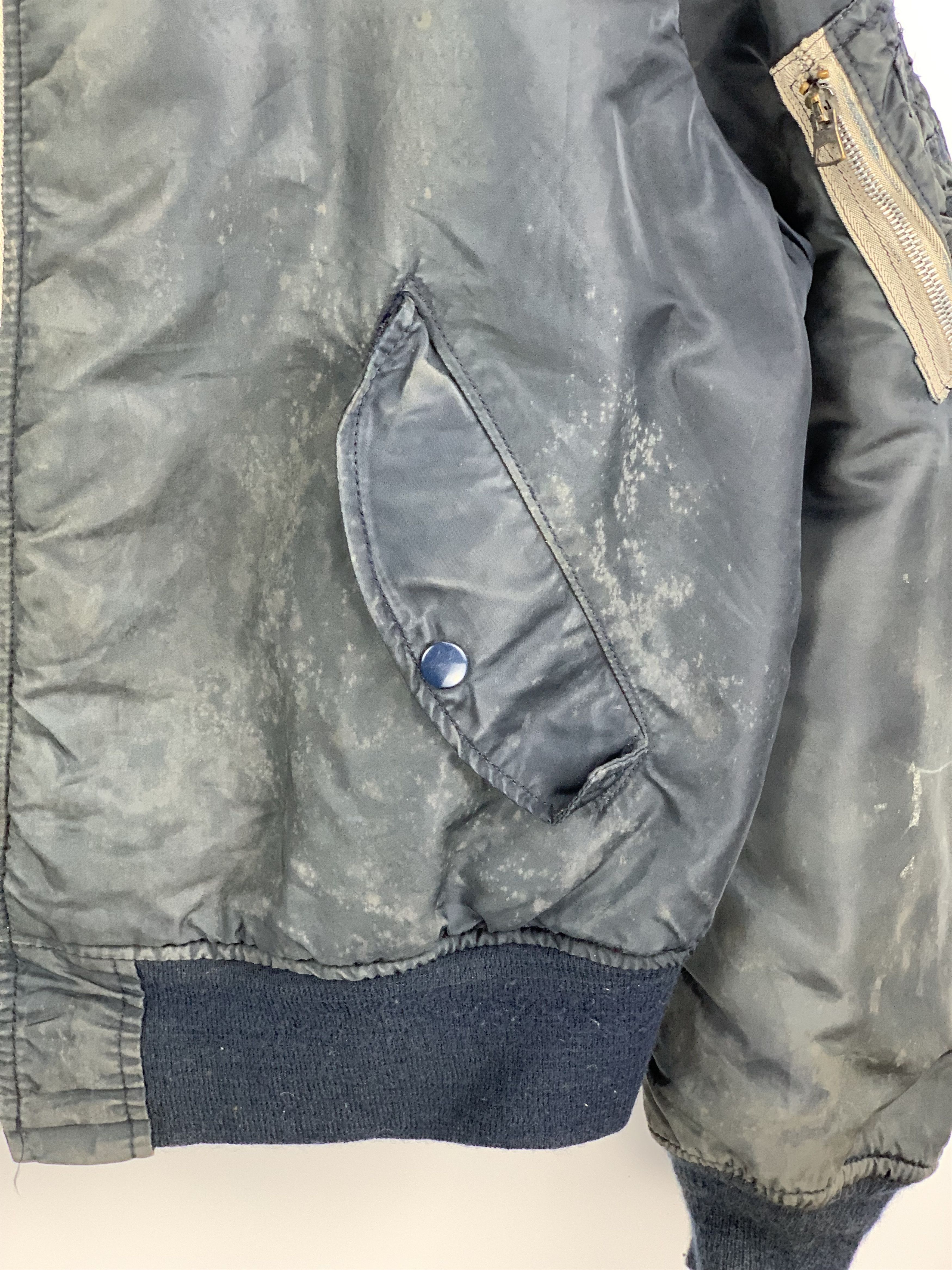 Japanese Brand Vintage Rare Japanese Military MA-1 Bomber Jacket Size US XL / EU 56 / 4 - 11 Thumbnail
