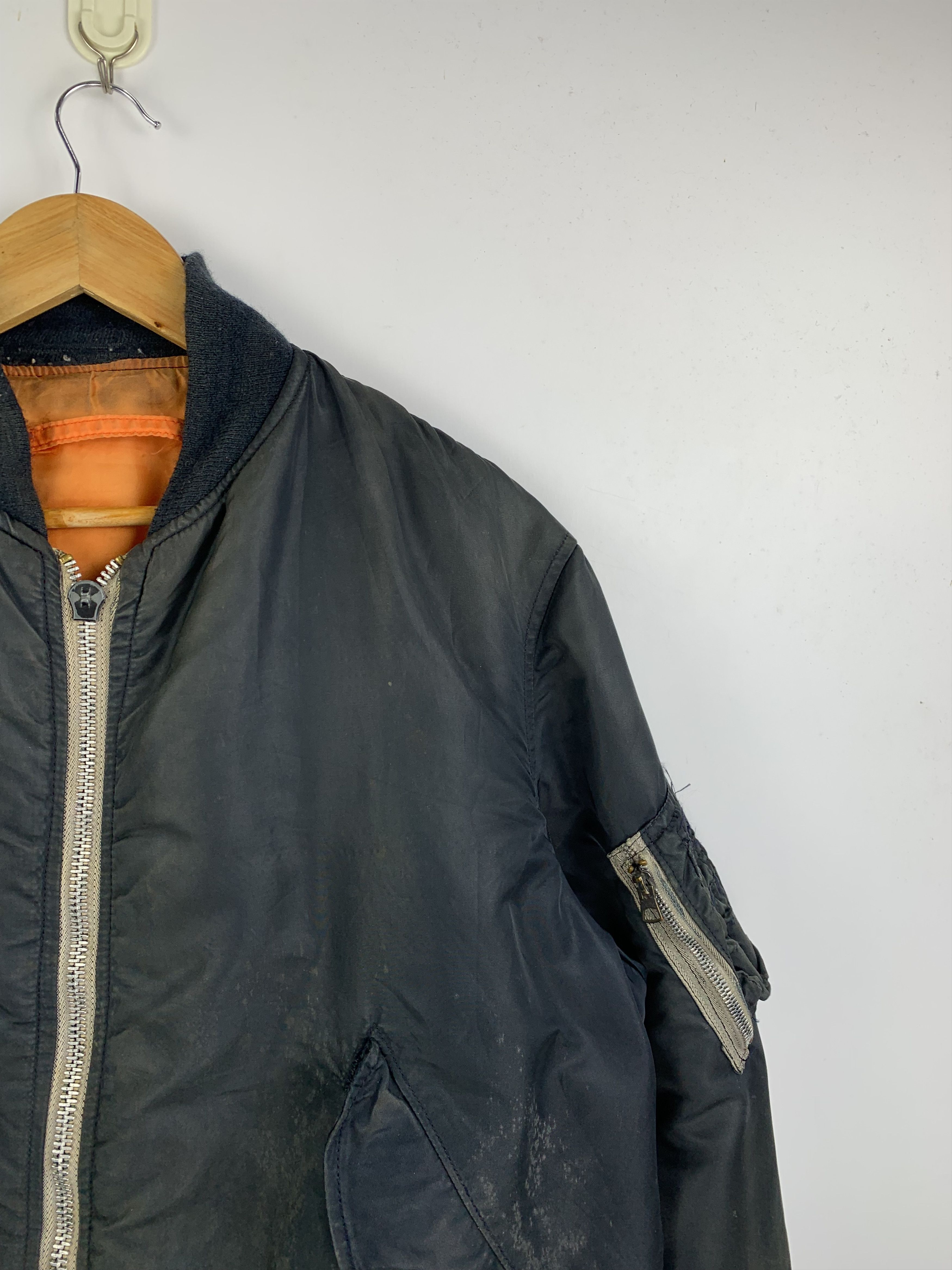 Japanese Brand Vintage Rare Japanese Military MA-1 Bomber Jacket Size US XL / EU 56 / 4 - 6 Thumbnail