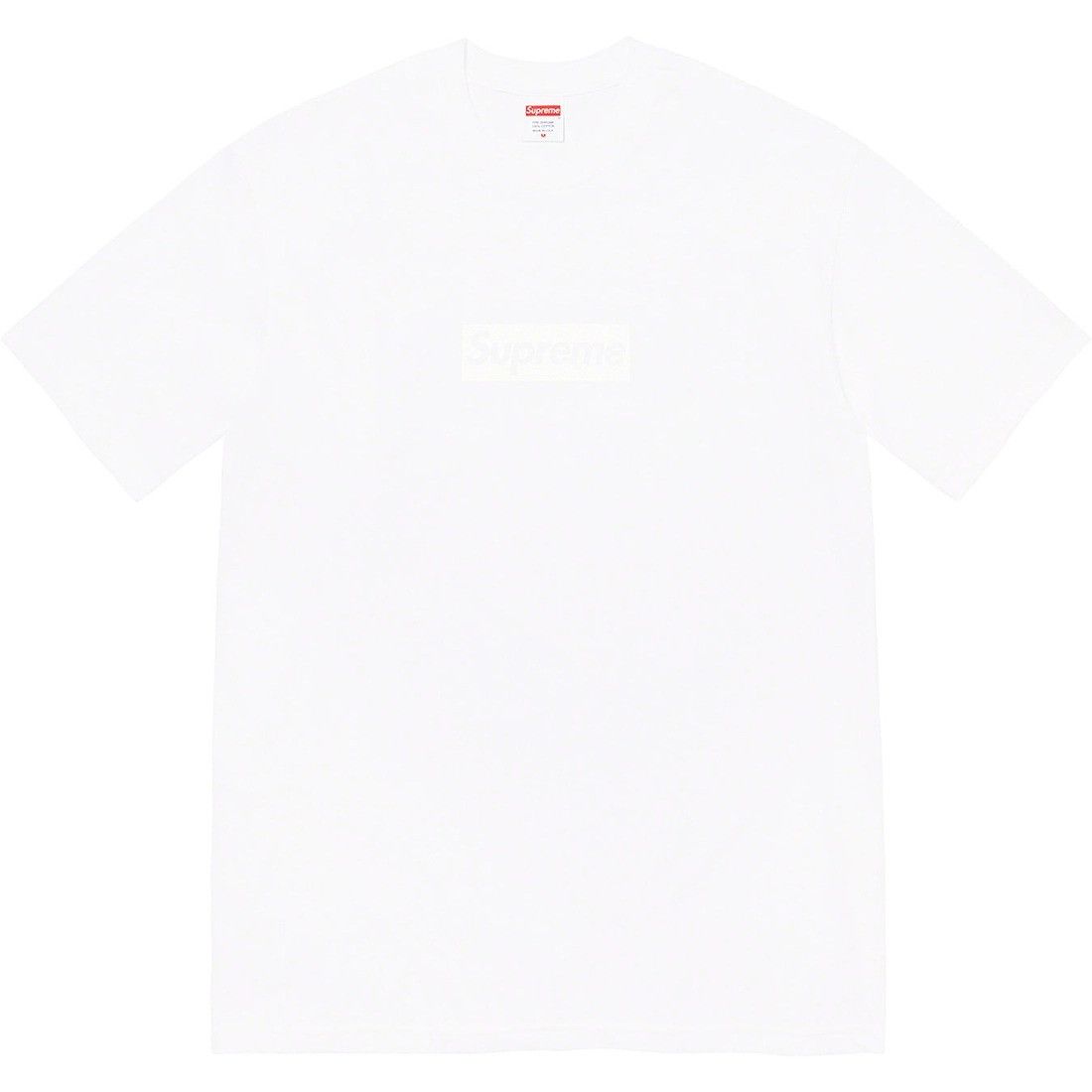 Supreme 23SS TONAL BOX LOGO TEE White XXL