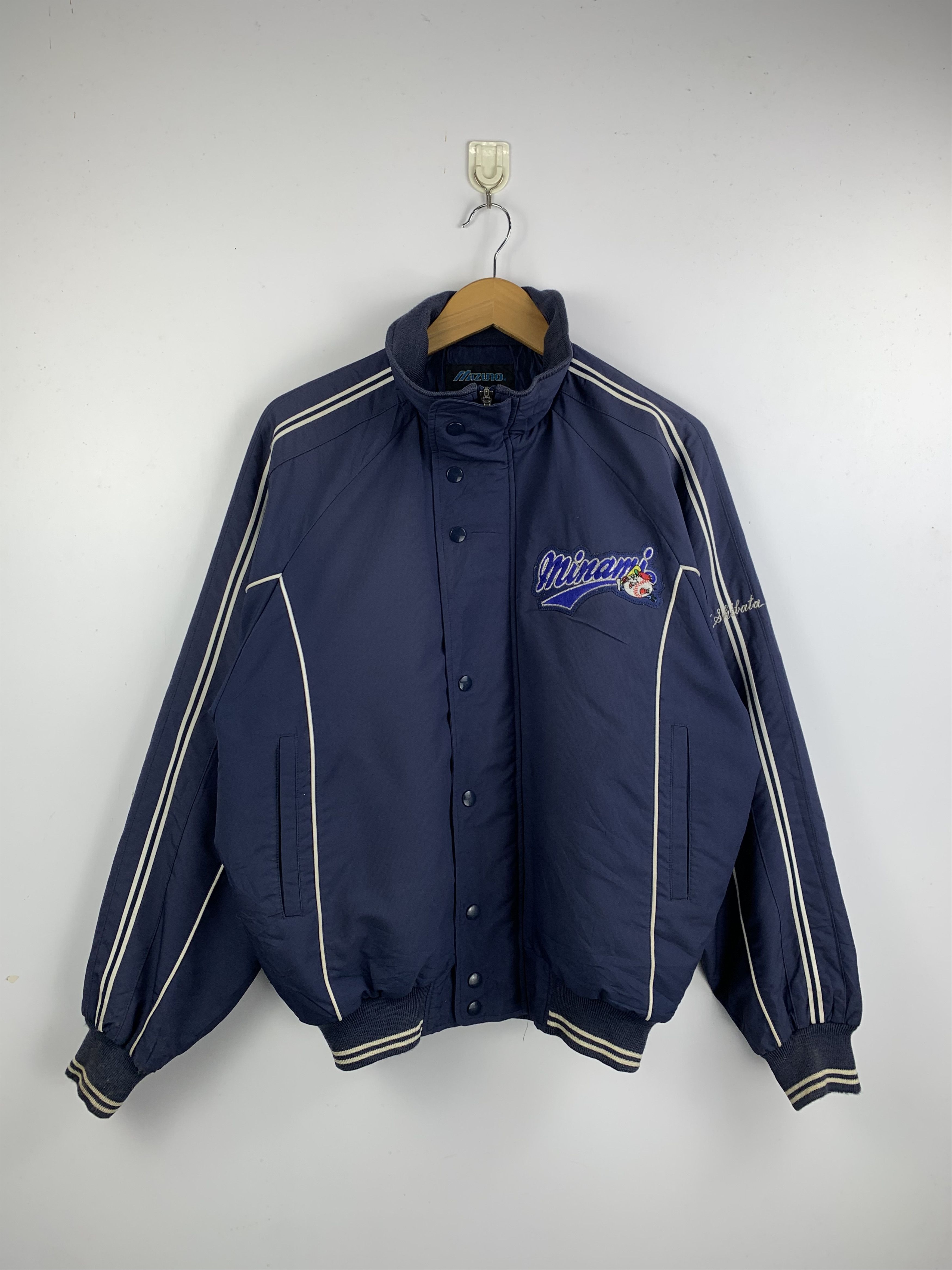 Mizuno Vintage Mizuno Minami Zip Up Sportwear Jacket Size US L / EU 52-54 / 3 - 1 Thumbnail