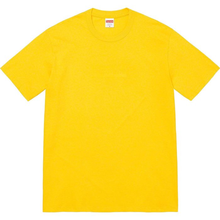 Supreme Supreme 23SS TONAL BOX LOGO TEE Yellow XL | Grailed