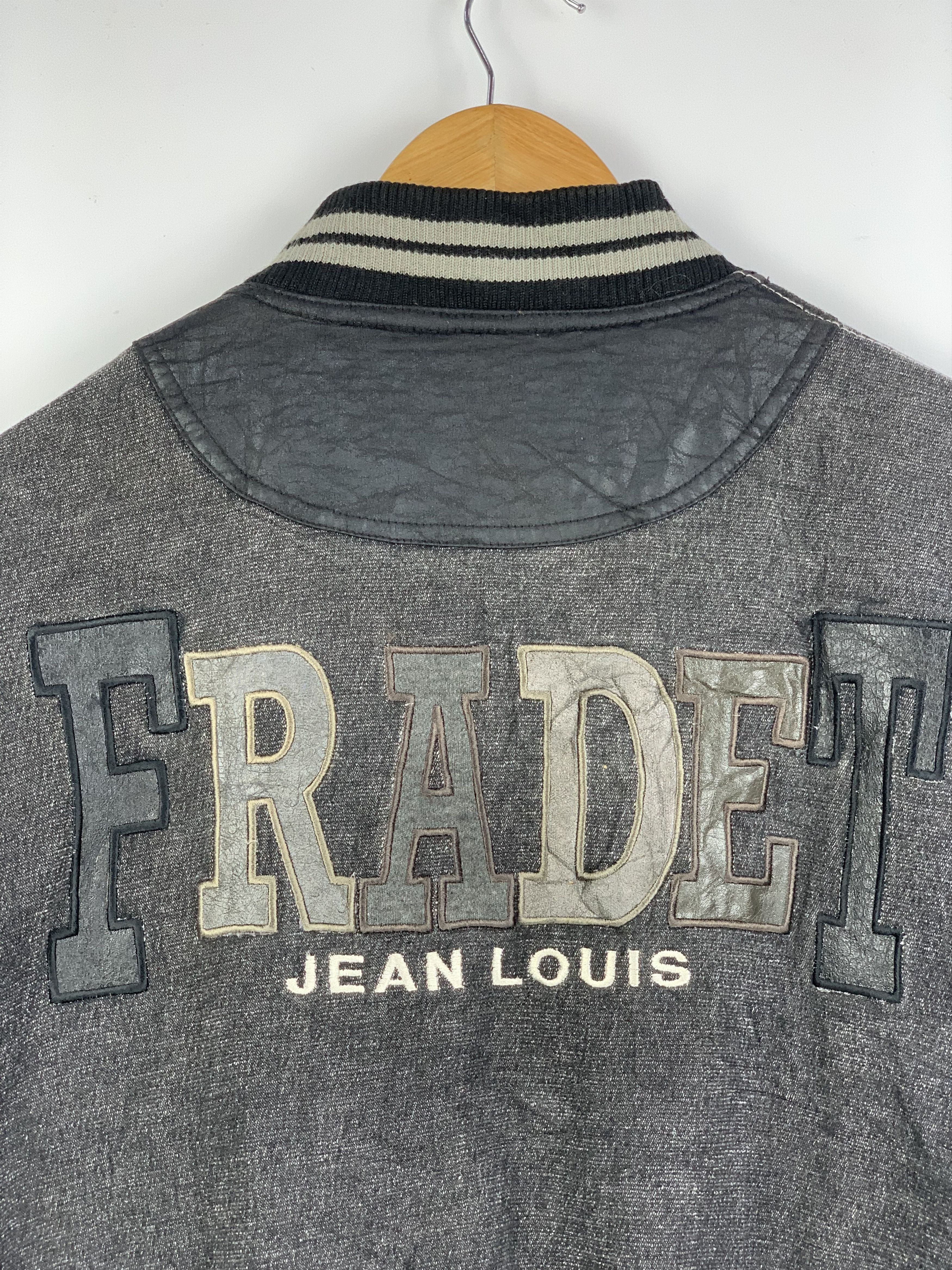 Jean-Louis Scherrer Vintage Fradet Jean Louis Patches Wool Bomber Jacket Size US XL / EU 56 / 4 - 6 Thumbnail