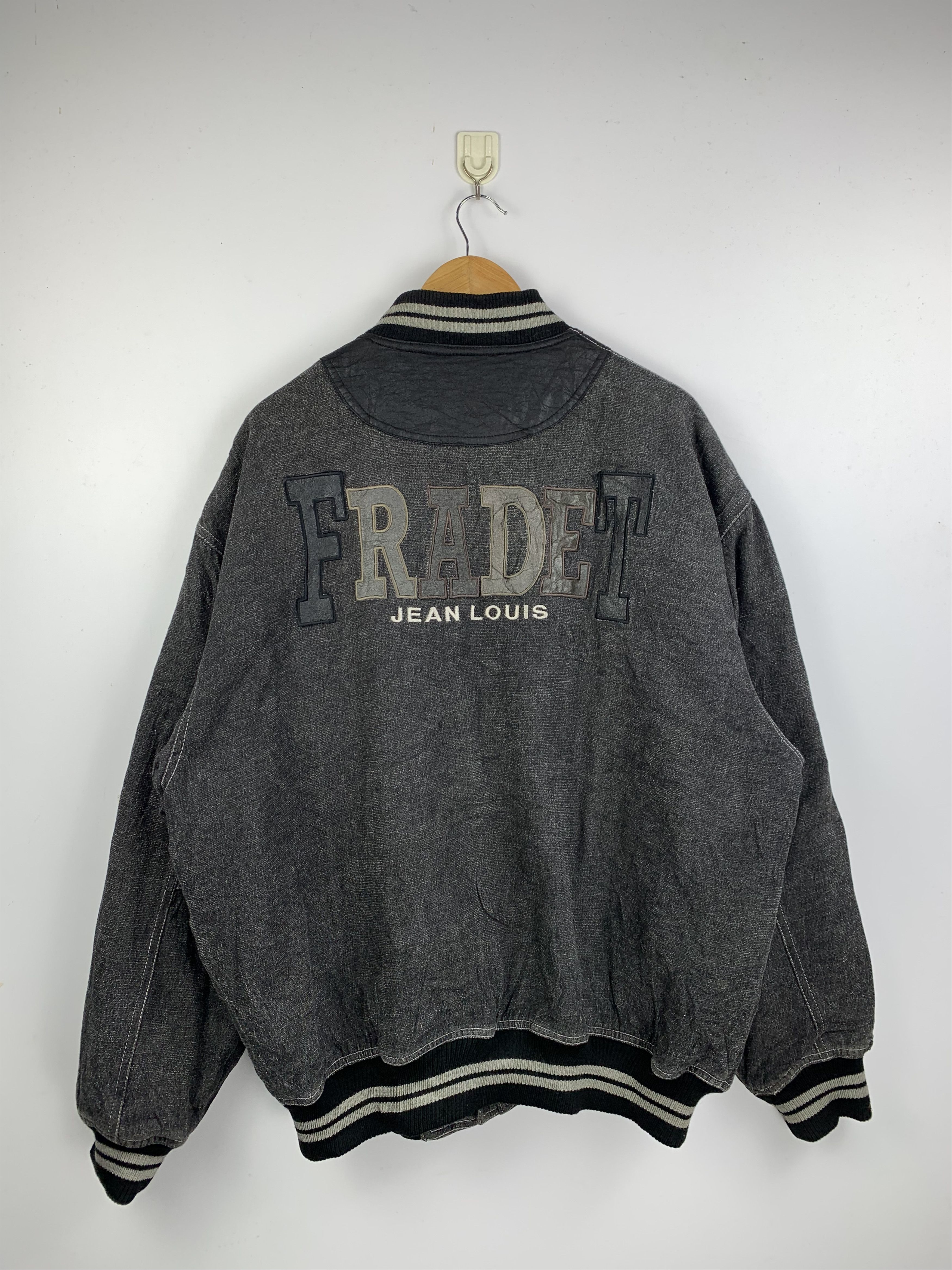 Jean-Louis Scherrer Vintage Fradet Jean Louis Patches Wool Bomber Jacket Size US XL / EU 56 / 4 - 5 Thumbnail