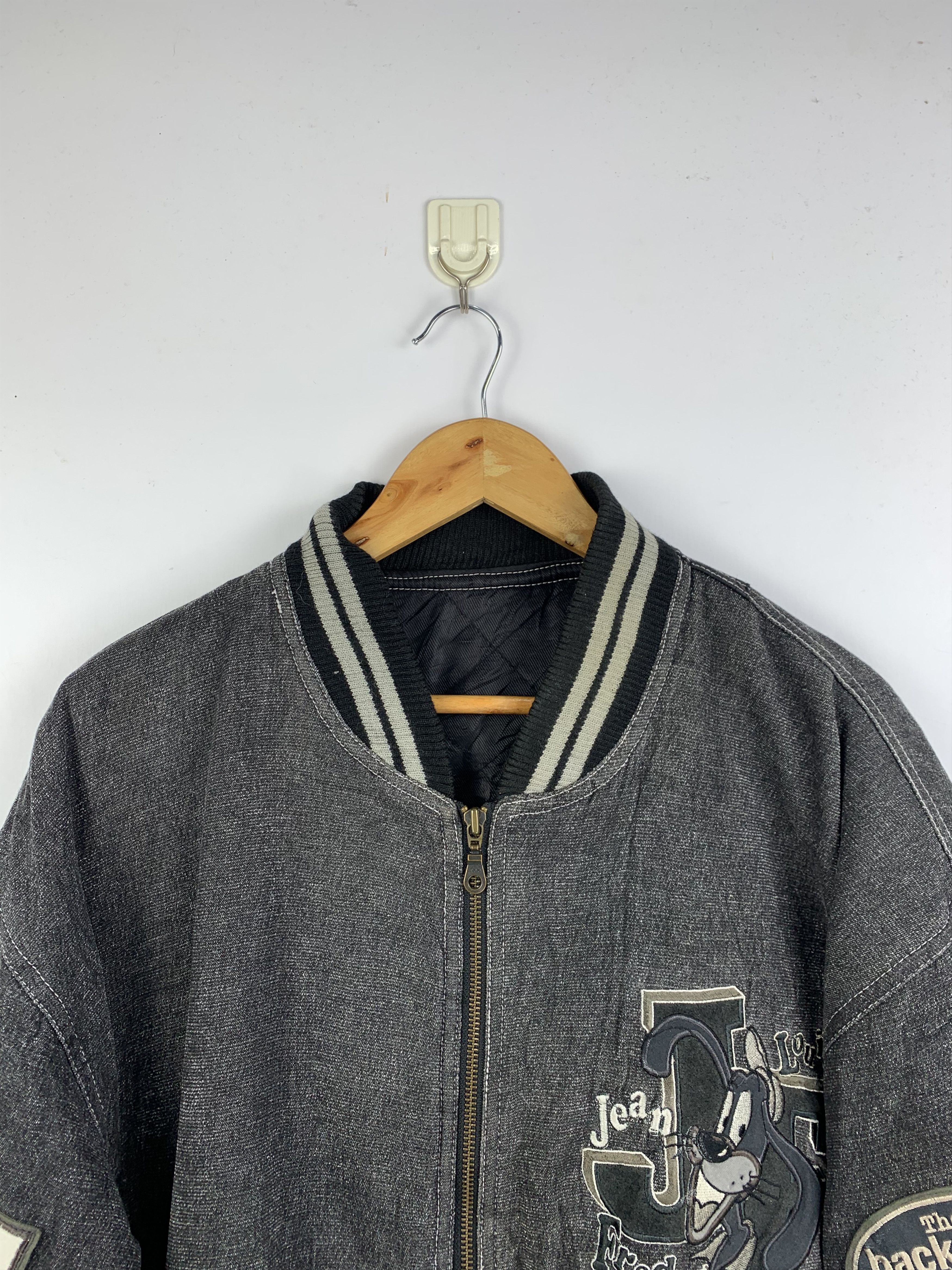 Jean-Louis Scherrer Vintage Fradet Jean Louis Patches Wool Bomber Jacket Size US XL / EU 56 / 4 - 3 Thumbnail