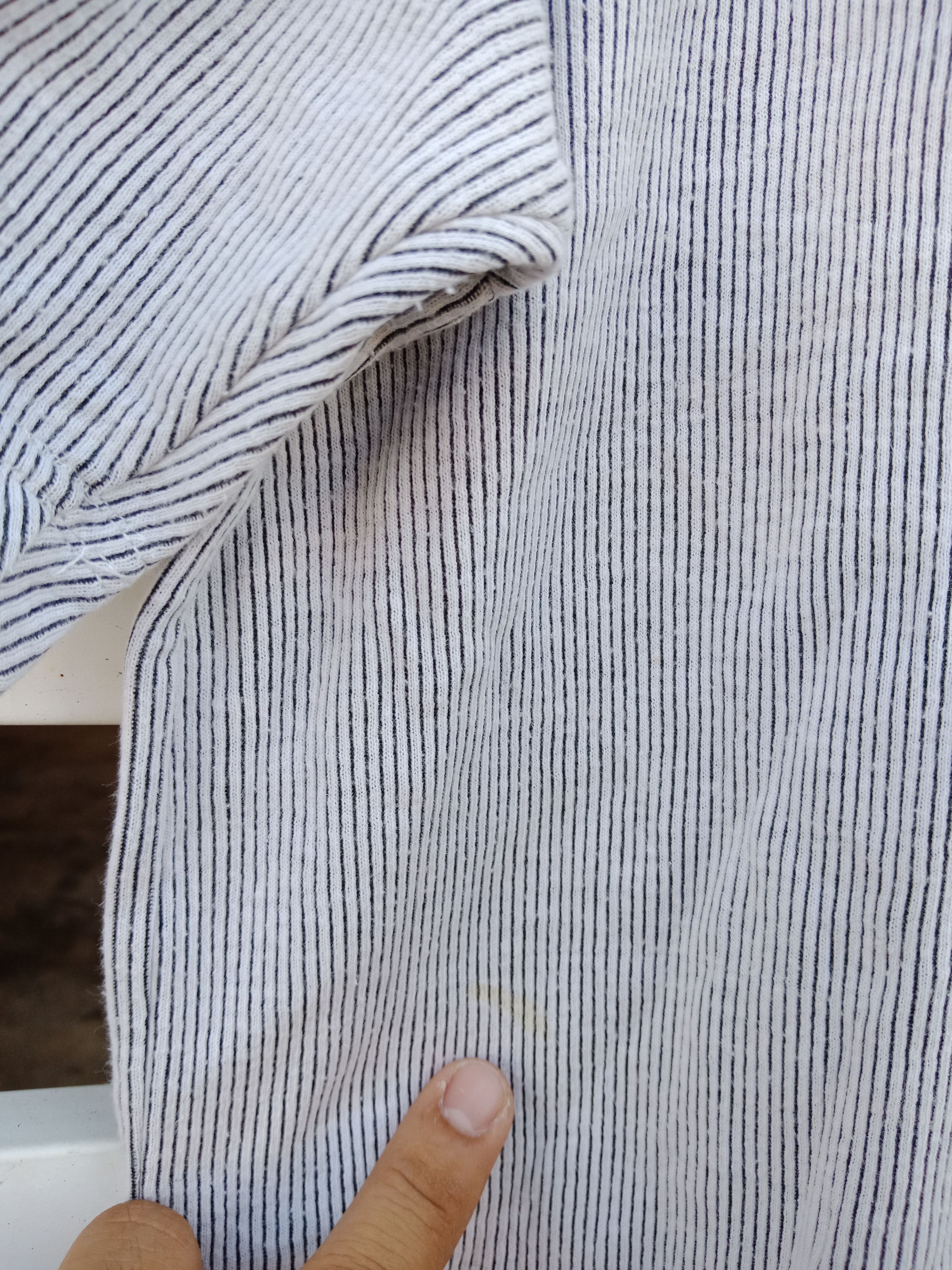 Japanese Brand × Y's for Men × Yohji Yamamoto Yohji Yamamoto Sacsny Y'saacs Pullover Stripe Shirt Size US M / EU 48-50 / 2 - 7 Thumbnail