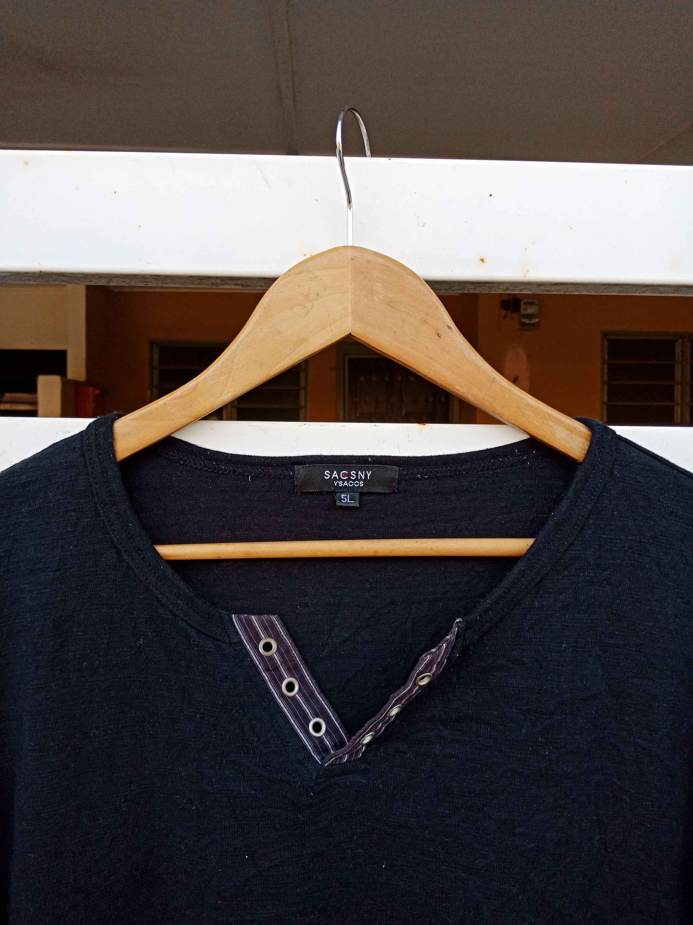 Yohji Yamamoto Yohji Yamamoto Sacsny Y'saccs Rare Shirt Size US L / EU 52-54 / 3 - 5 Thumbnail
