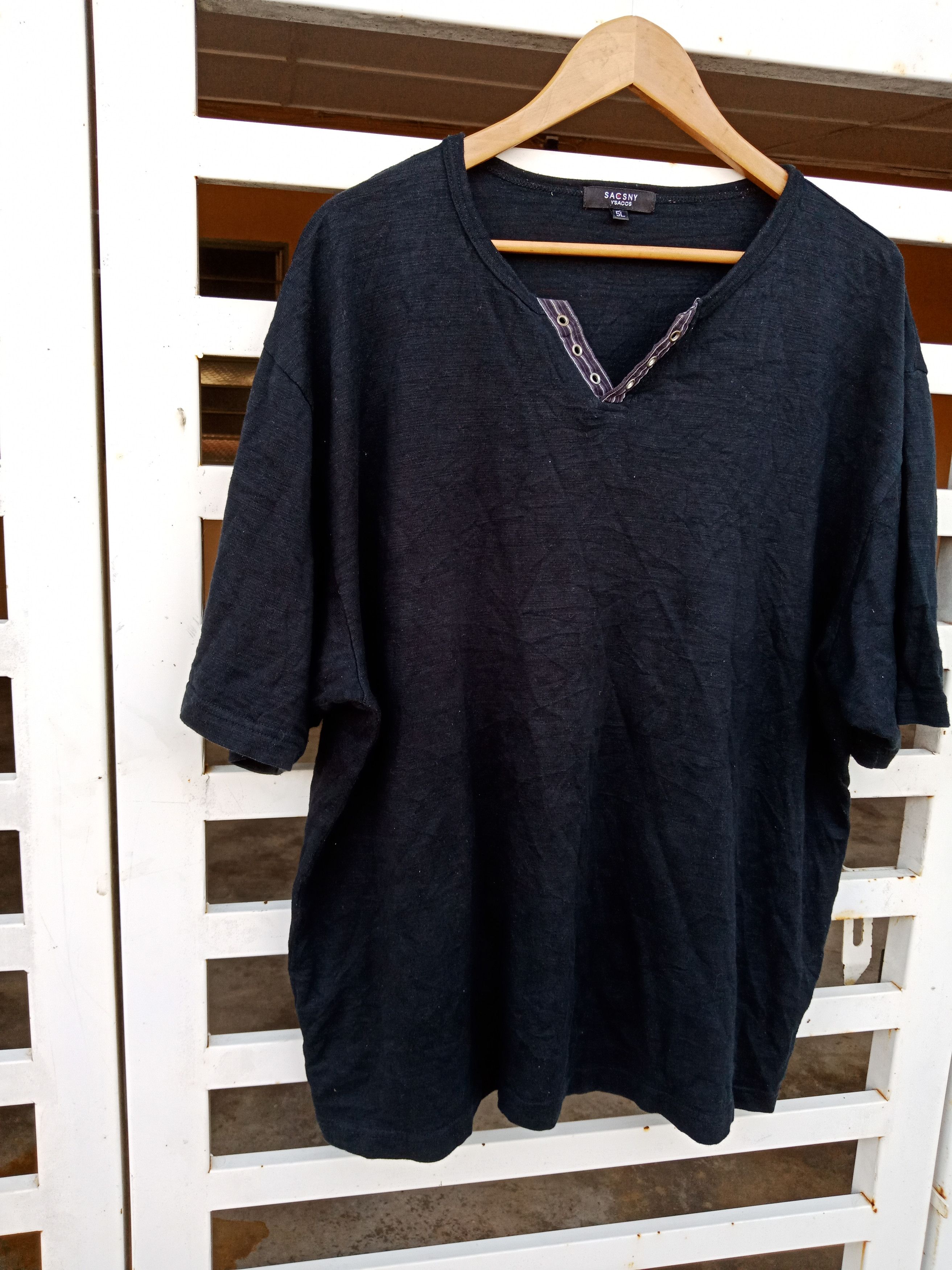 Yohji Yamamoto Yohji Yamamoto Sacsny Y'saccs Rare Shirt Size US L / EU 52-54 / 3 - 3 Thumbnail
