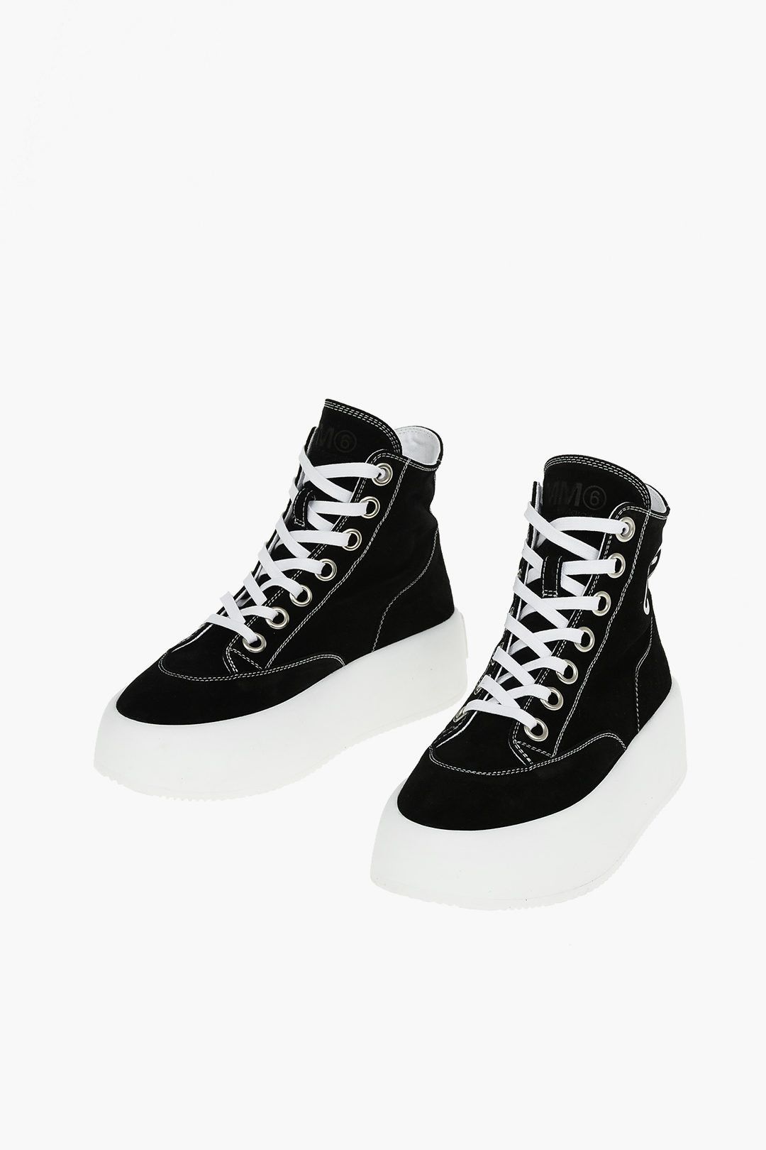 Maison Margiela Hi-Top Sneakers in Black Size US 9 / IT 39 - 1 Thumbnail