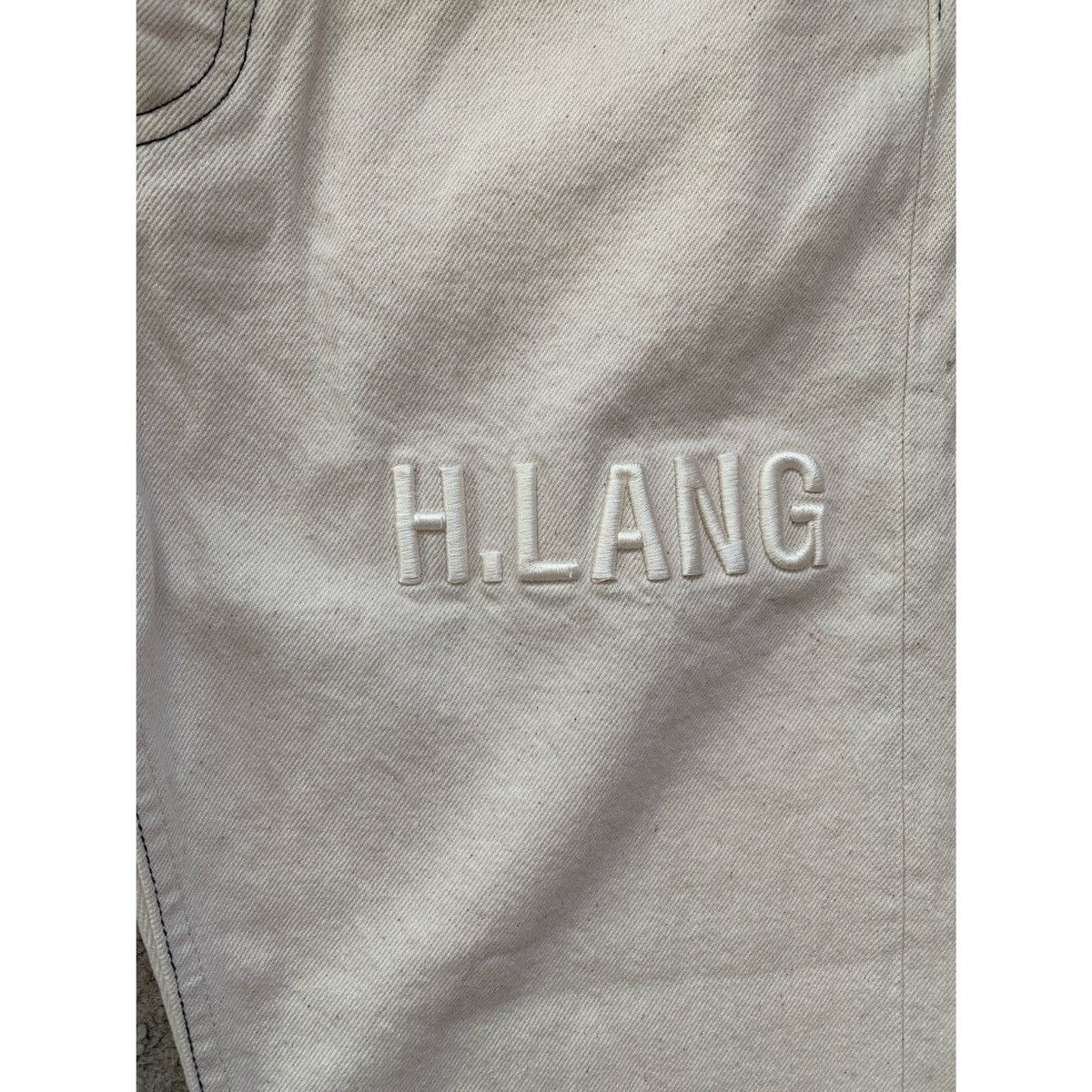 Helmut Lang HELMUT LANG MASC HI EMBROIDERED LOGO JEANS Size US 29 - 3 Thumbnail