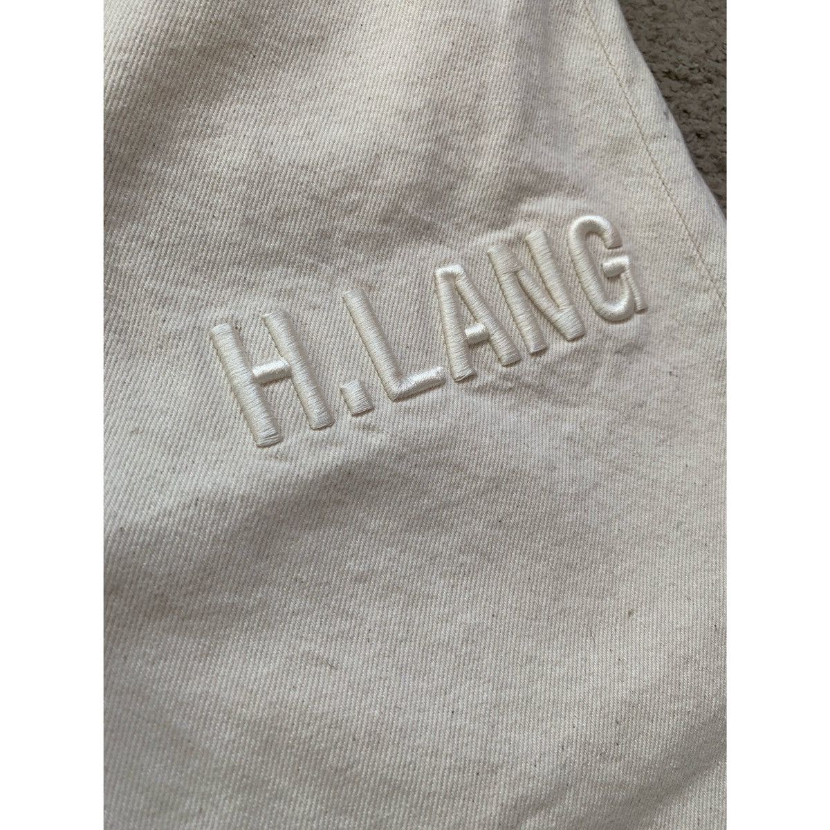 Helmut Lang HELMUT LANG MASC HI EMBROIDERED LOGO JEANS Size US 29 - 9 Thumbnail