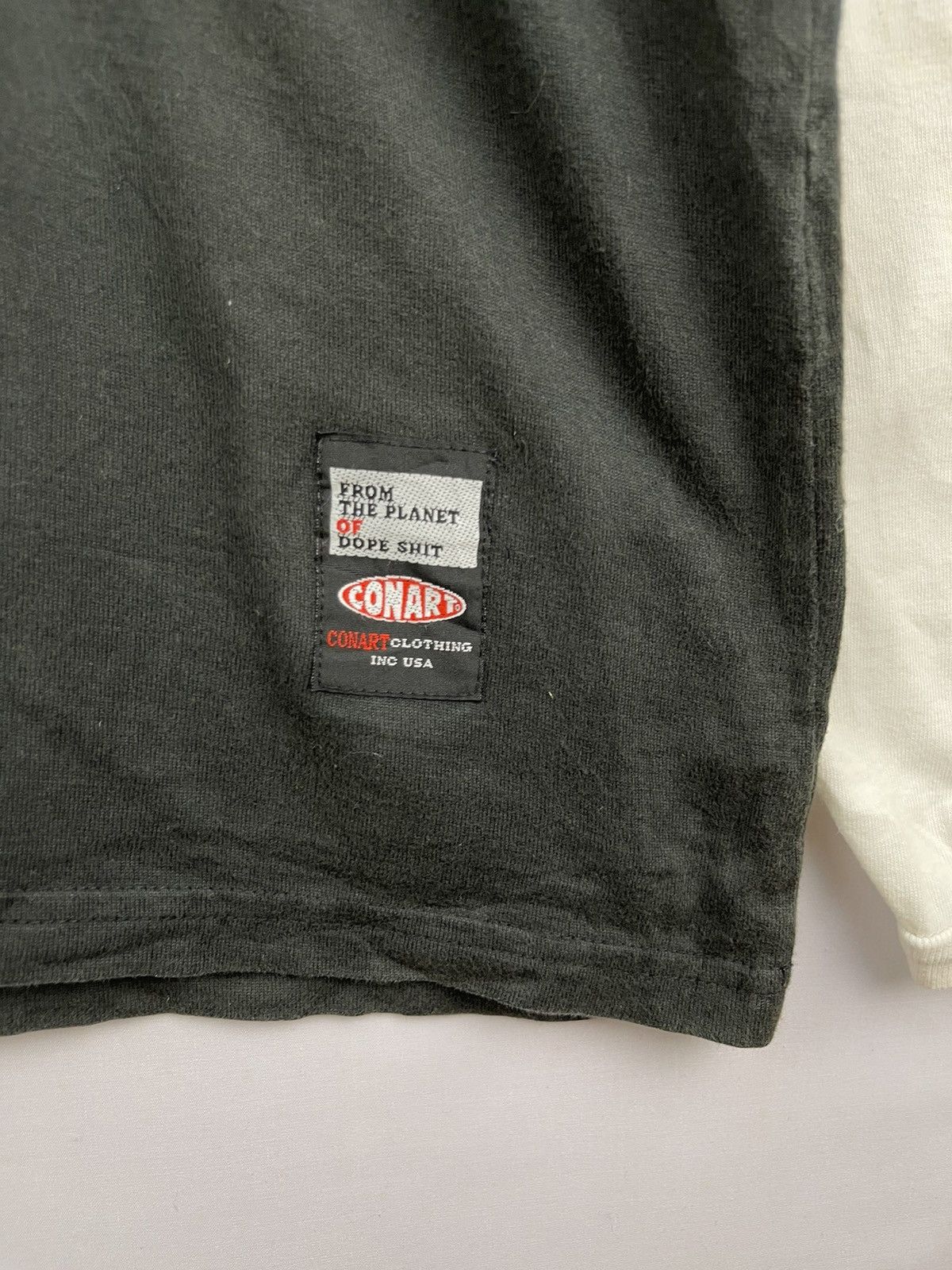 Vintage Vintage Conart Long Sleeve Shirt Black White Size US M / EU 48-50 / 2 - 3 Thumbnail