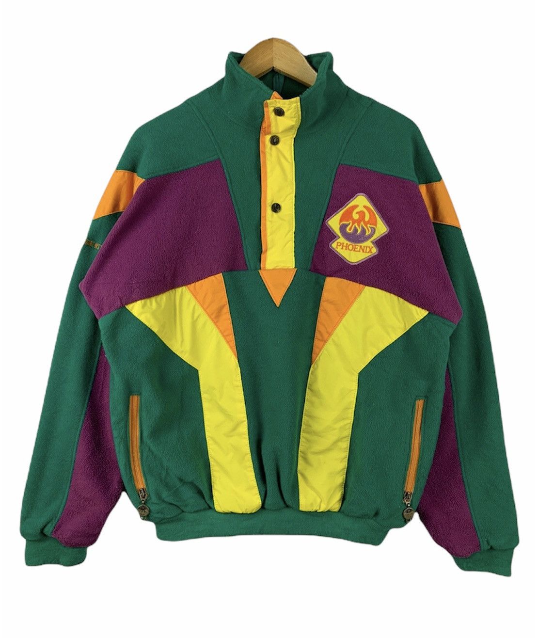 Goretex Vintage Pheonix Gore Wind Stopper Jacket Colourful Large Size US L / EU 52-54 / 3 - 1 Thumbnail