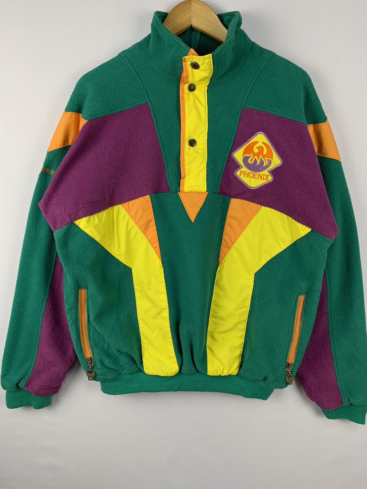 Goretex Vintage Pheonix Gore Wind Stopper Jacket Colourful Large Size US L / EU 52-54 / 3 - 2 Thumbnail