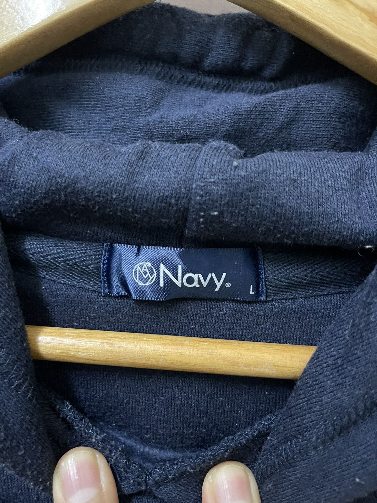 Japanese Brand × Old Navy NAVY Spellout Hoodie Large Size US L / EU 52-54 / 3 - 4 Thumbnail