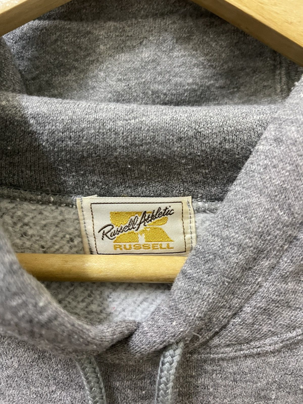 Japanese Brand × Russell Athletic × Vintage Vintage Russell Athletic Hoodie Grey Medium Size US L / EU 52-54 / 3 - 5 Thumbnail