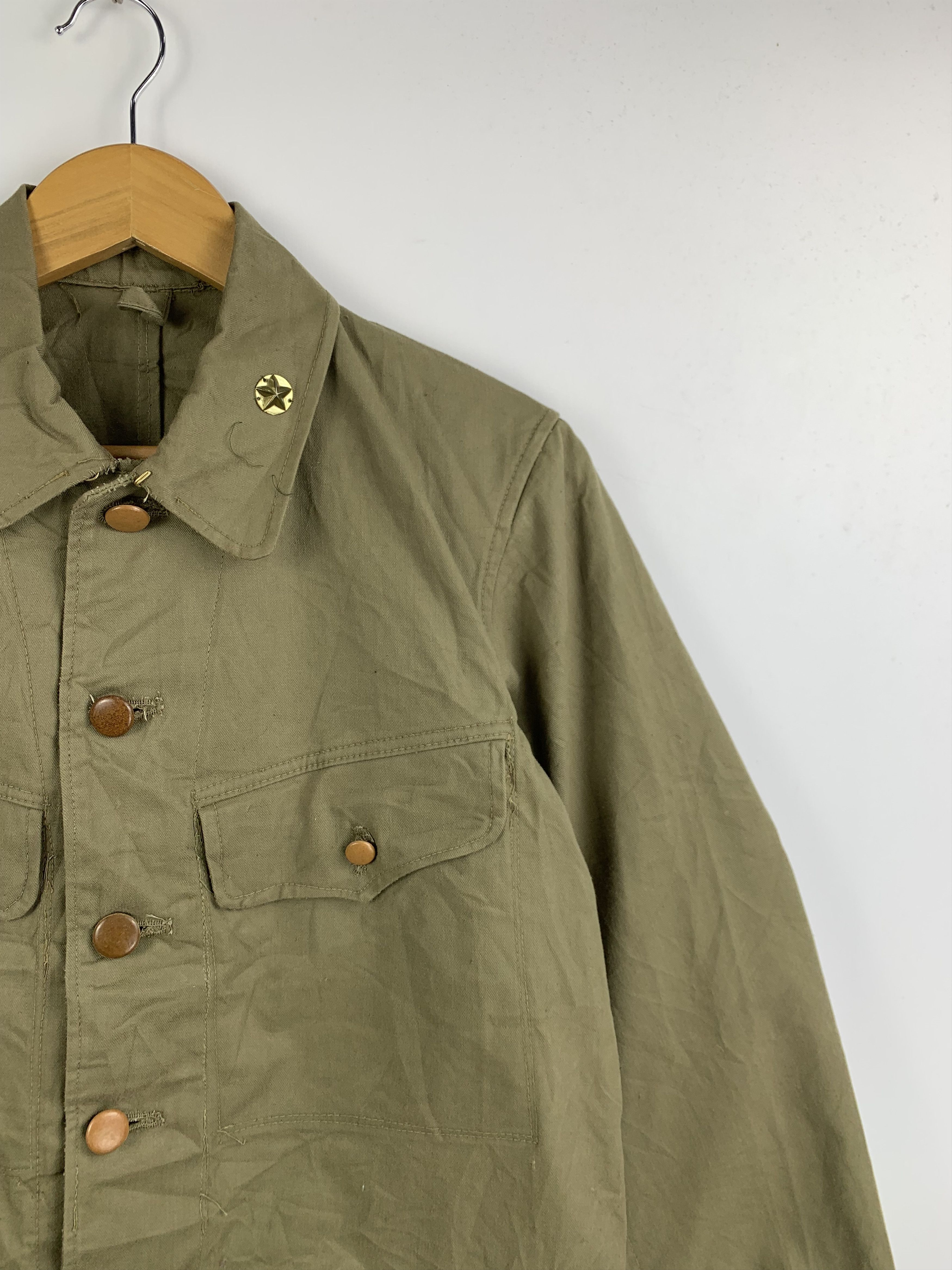 Japanese Brand Vintage Japanese ARMY Button Up Military Jacket Size US M / EU 48-50 / 2 - 4 Thumbnail