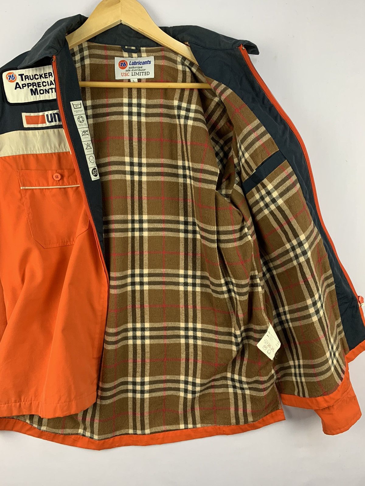 Union LA × Vintage 76 Union Racing Trucker Jacket Orange Large Size US L / EU 52-54 / 3 - 10 Thumbnail