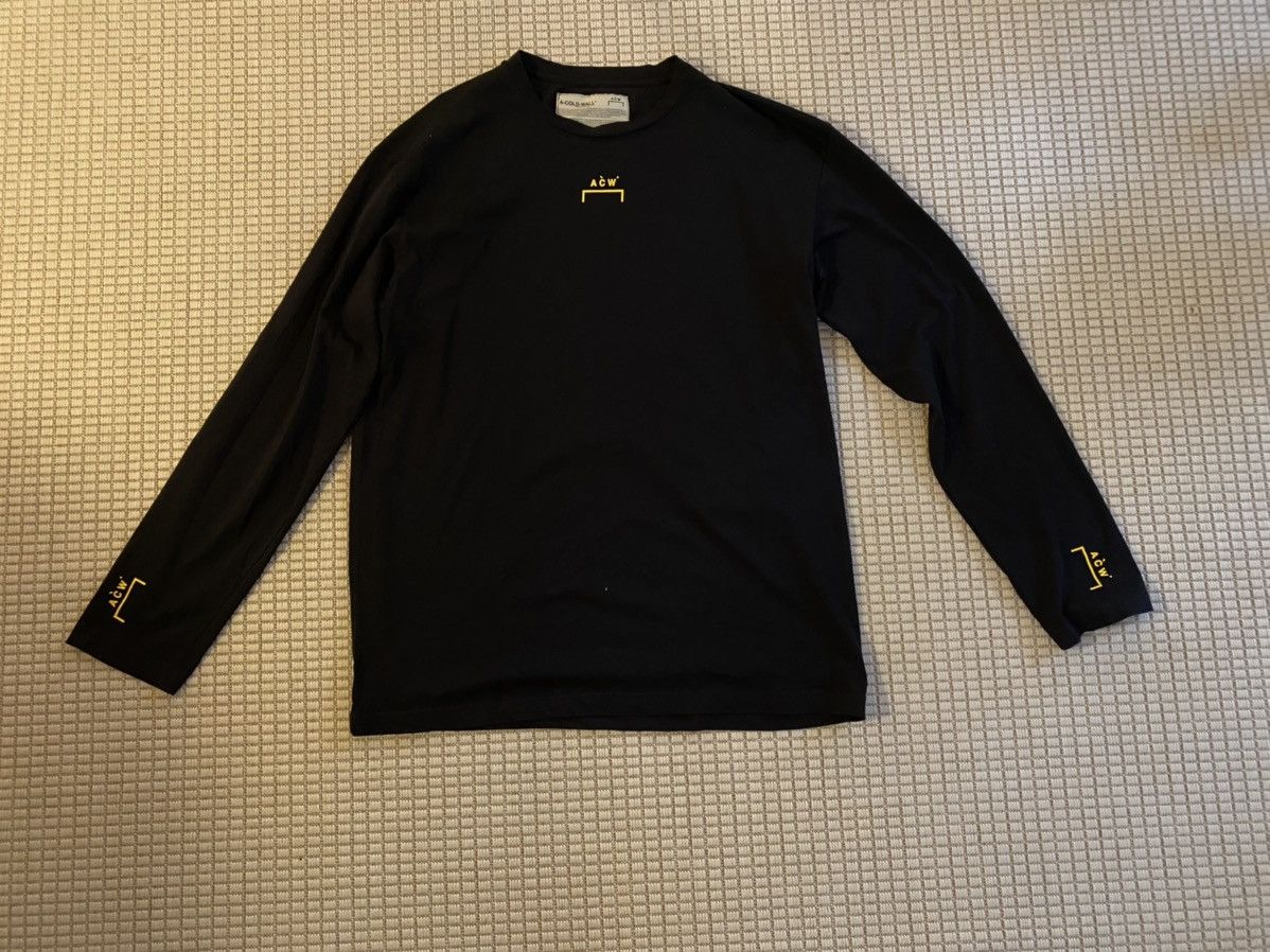 image of A Cold Wall Acw Logo T in Black, Men's (Size XL)