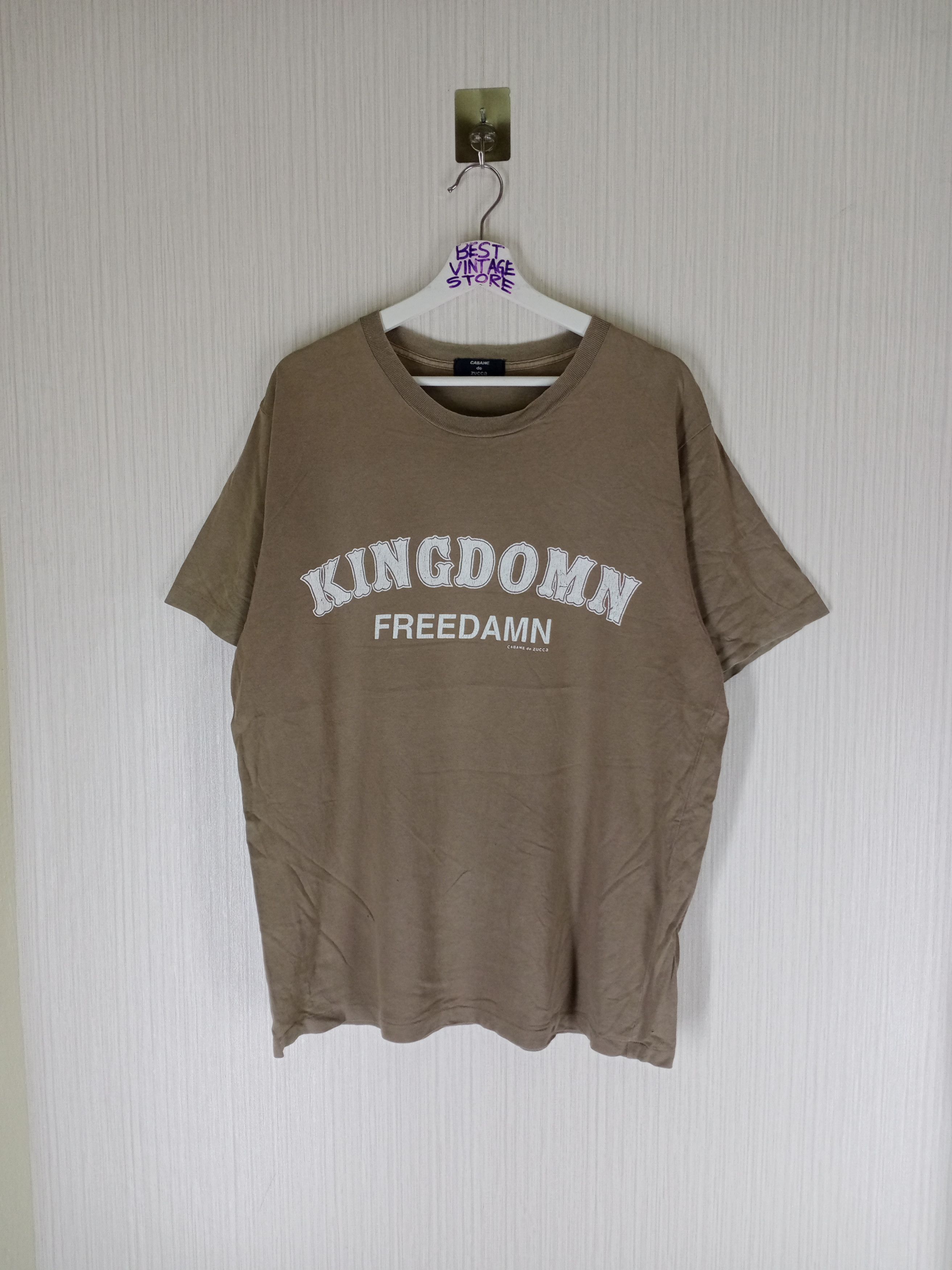 CABANE de ZUCCa Vintage Cabane De Zucca kingdomn Tee Shirt Single Stitch Size US L / EU 52-54 / 3 - 1 Thumbnail