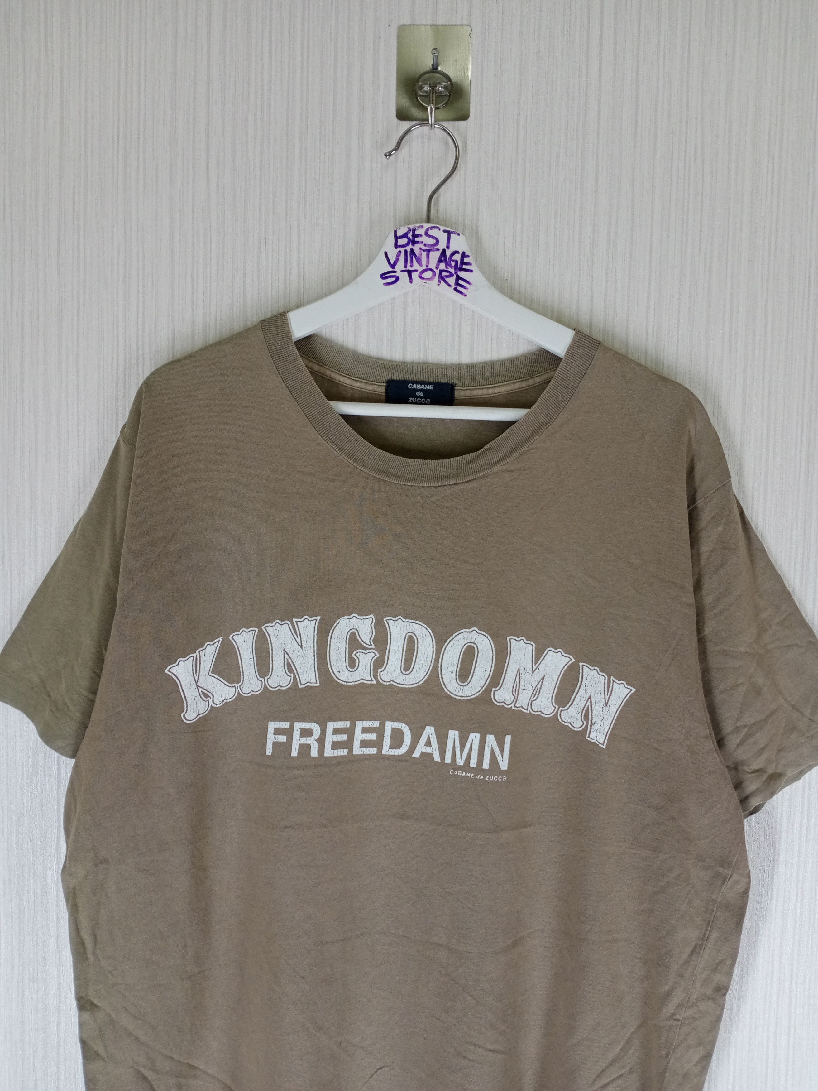 CABANE de ZUCCa Vintage Cabane De Zucca kingdomn Tee Shirt Single Stitch Size US L / EU 52-54 / 3 - 2 Thumbnail