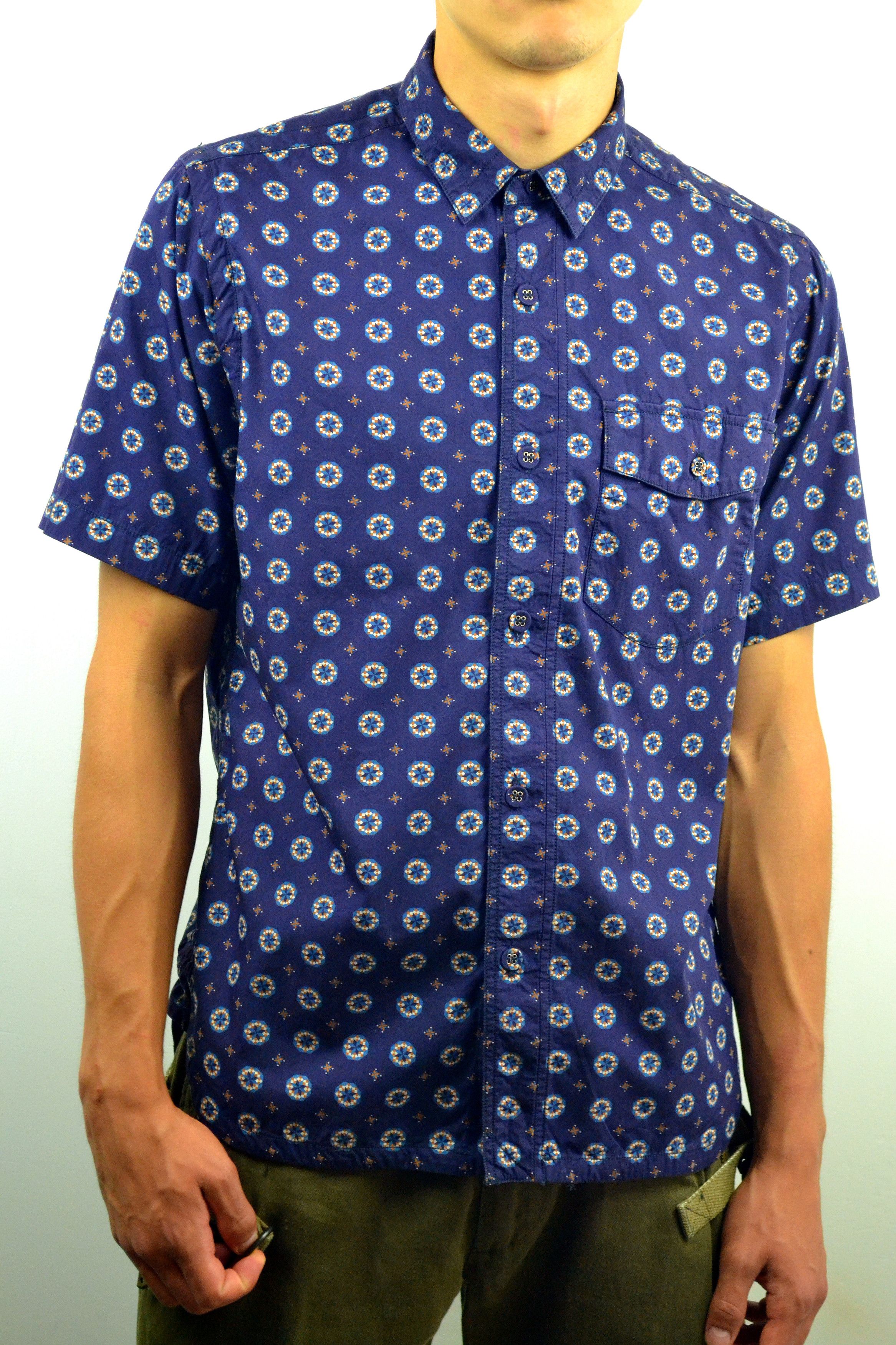 Japanese Brand × White Mountaineering SS13 White Mountaineering Button Up Short Sleeve Shirt Size US M / EU 48-50 / 2 - 3 Thumbnail