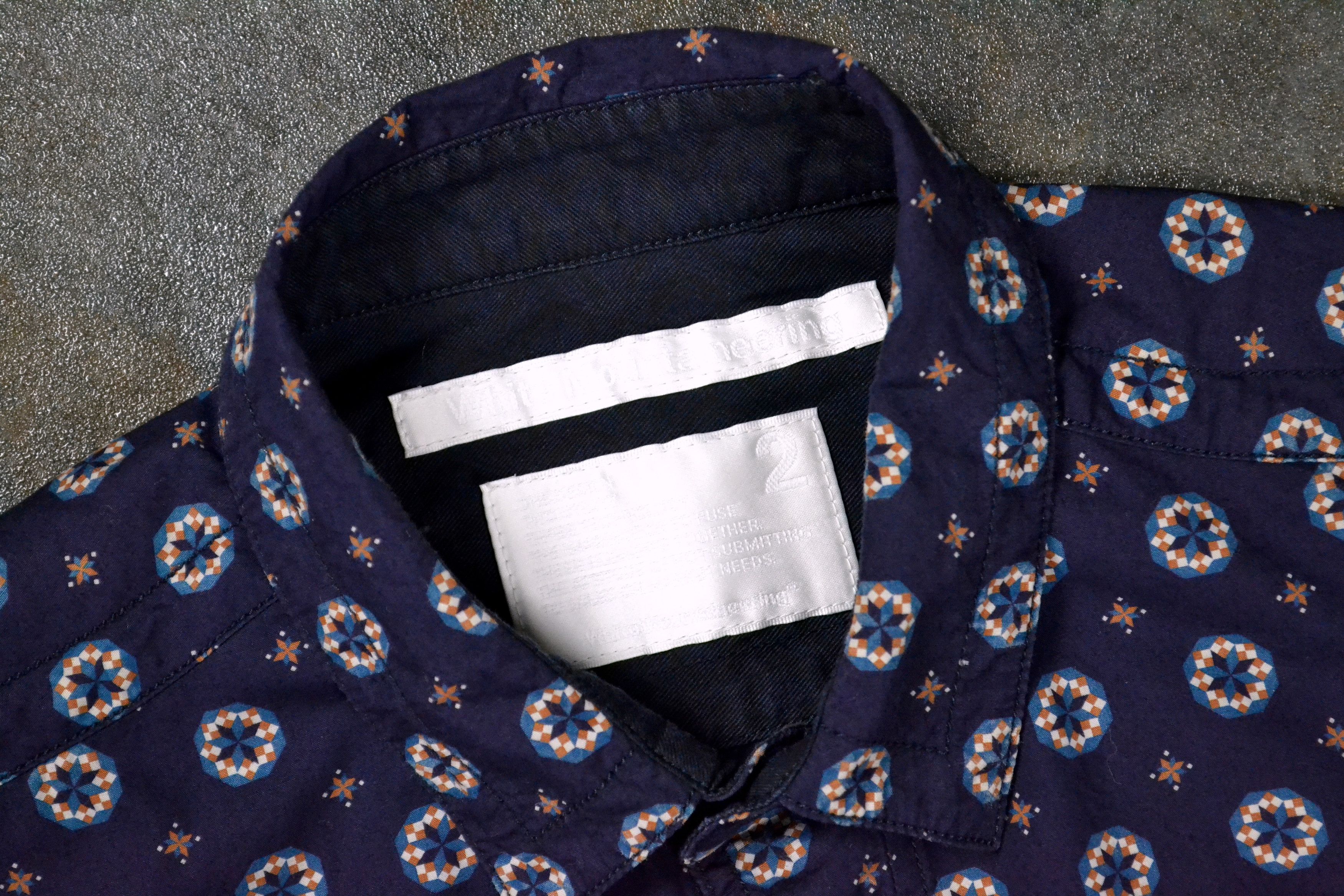 Japanese Brand × White Mountaineering SS13 White Mountaineering Button Up Short Sleeve Shirt Size US M / EU 48-50 / 2 - 8 Thumbnail