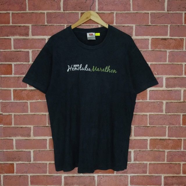 Nike Vintage Nike Team Honolulu Marathon 2008 Backprint Shirt Size US L / EU 52-54 / 3 - 2 Thumbnail
