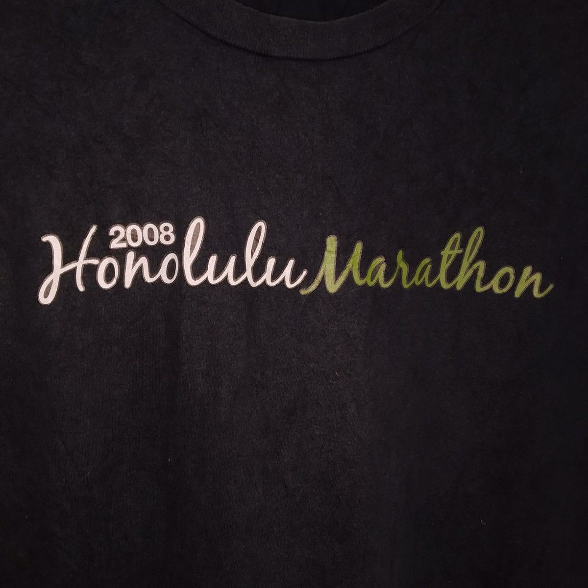 Nike Vintage Nike Team Honolulu Marathon 2008 Backprint Shirt Size US L / EU 52-54 / 3 - 4 Thumbnail