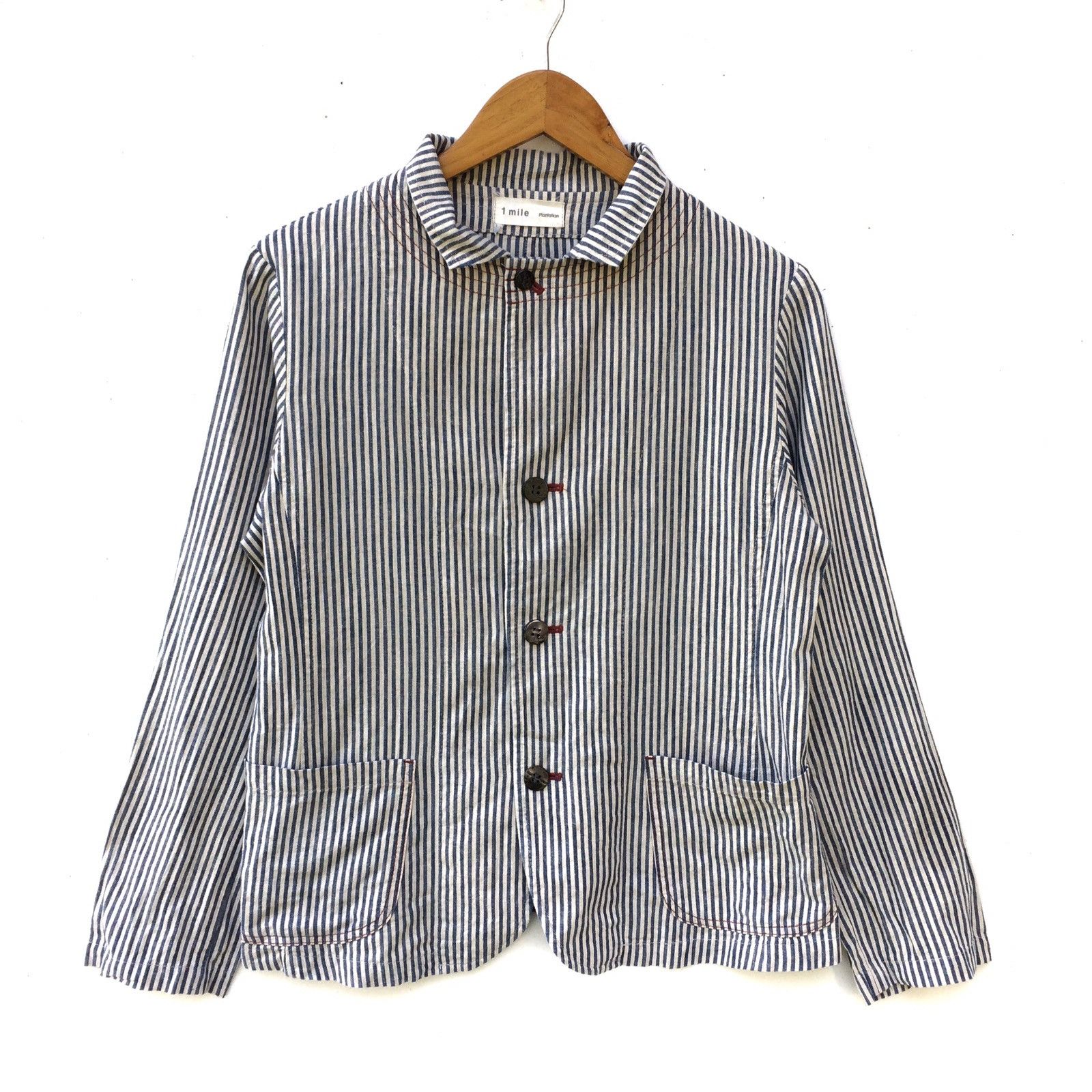 image of Iconic 1 Mile Plantation By Issey Miyake Hickory Jacke, Men's (Size Medium)