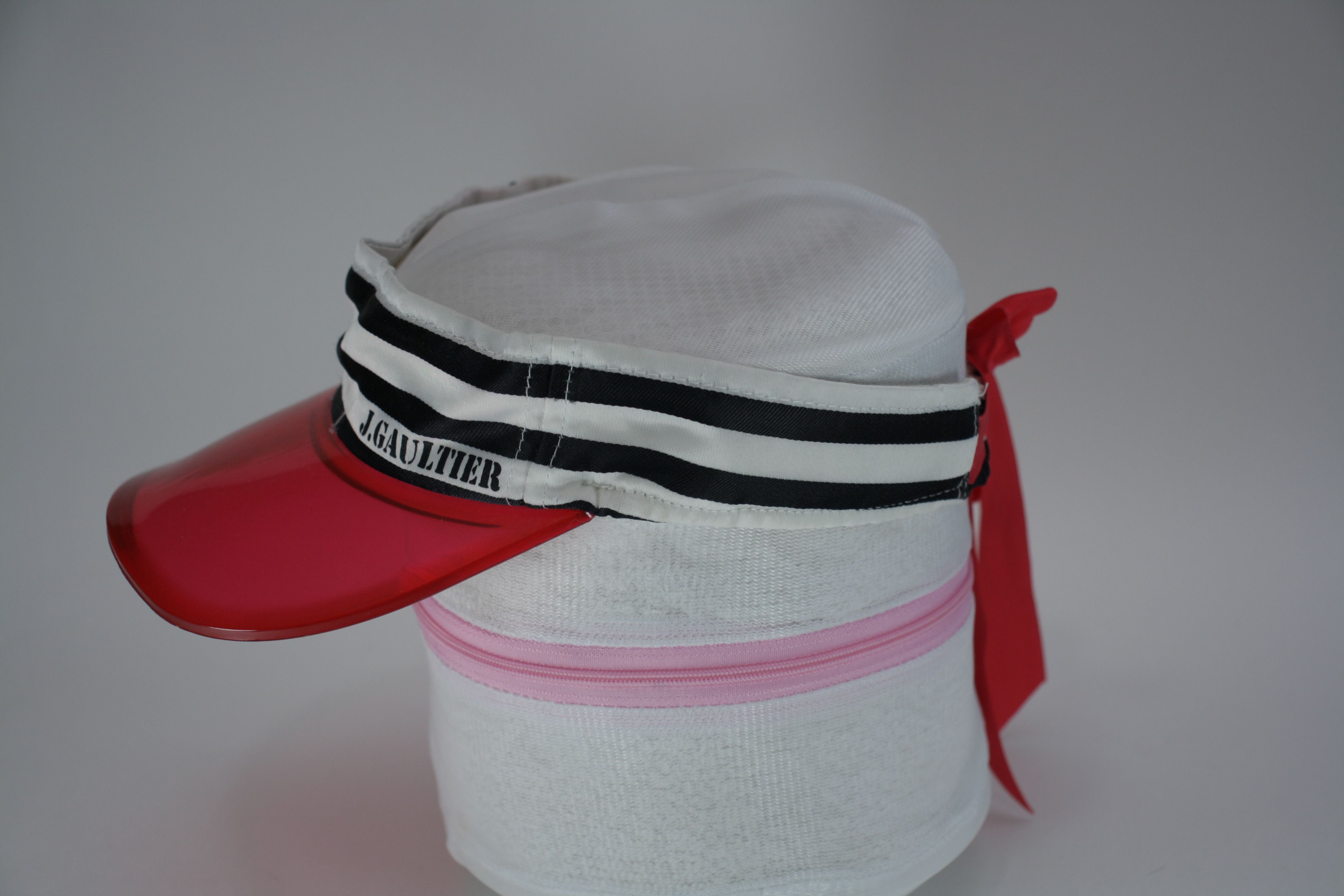 Jean Paul Gaultier Vintage Rare Jean Paul Gaultier Transparent Visor Cap Hat Size ONE SIZE - 4 Thumbnail