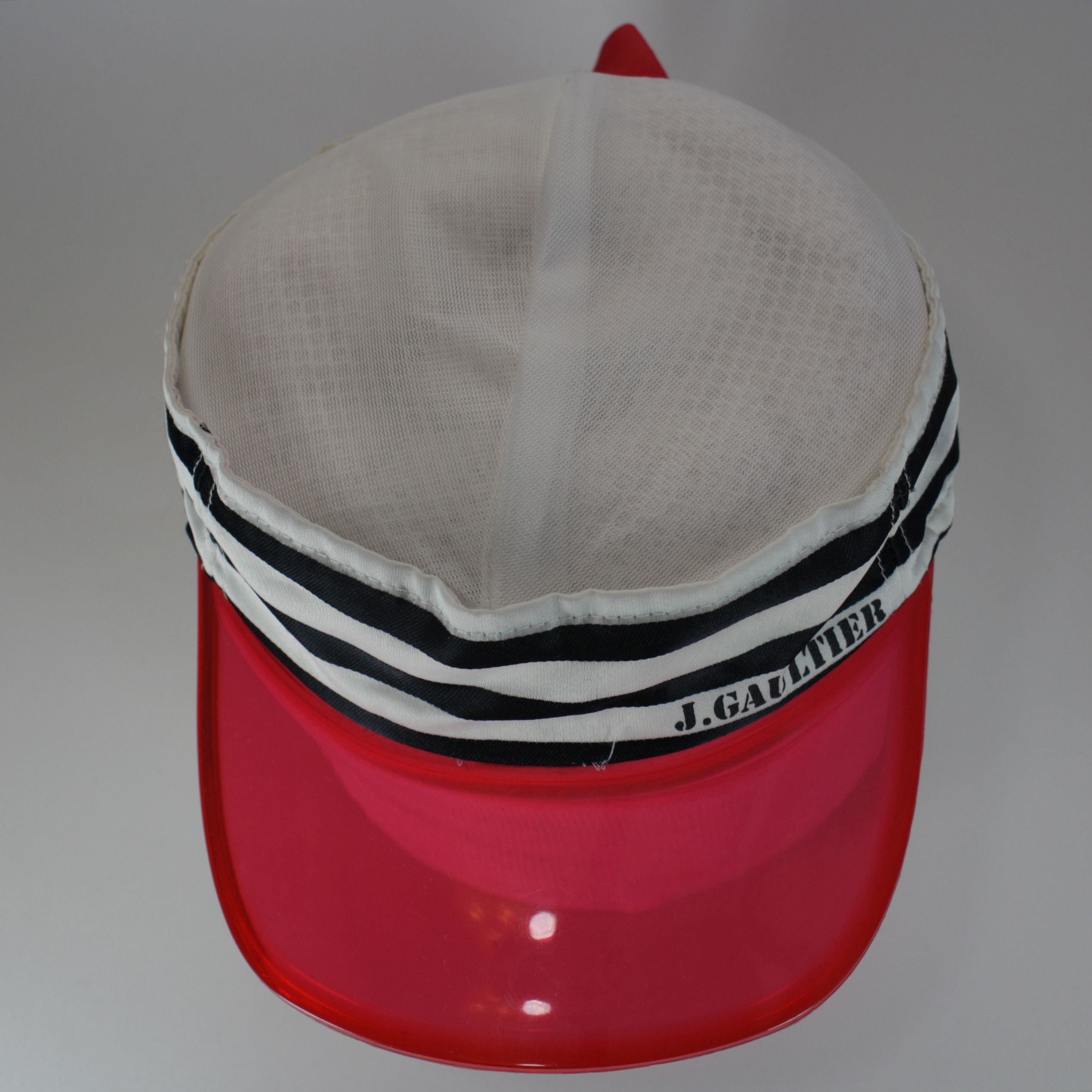 Vintage Rare Jean Paul Gaultier Transparent Visor Cap Hat