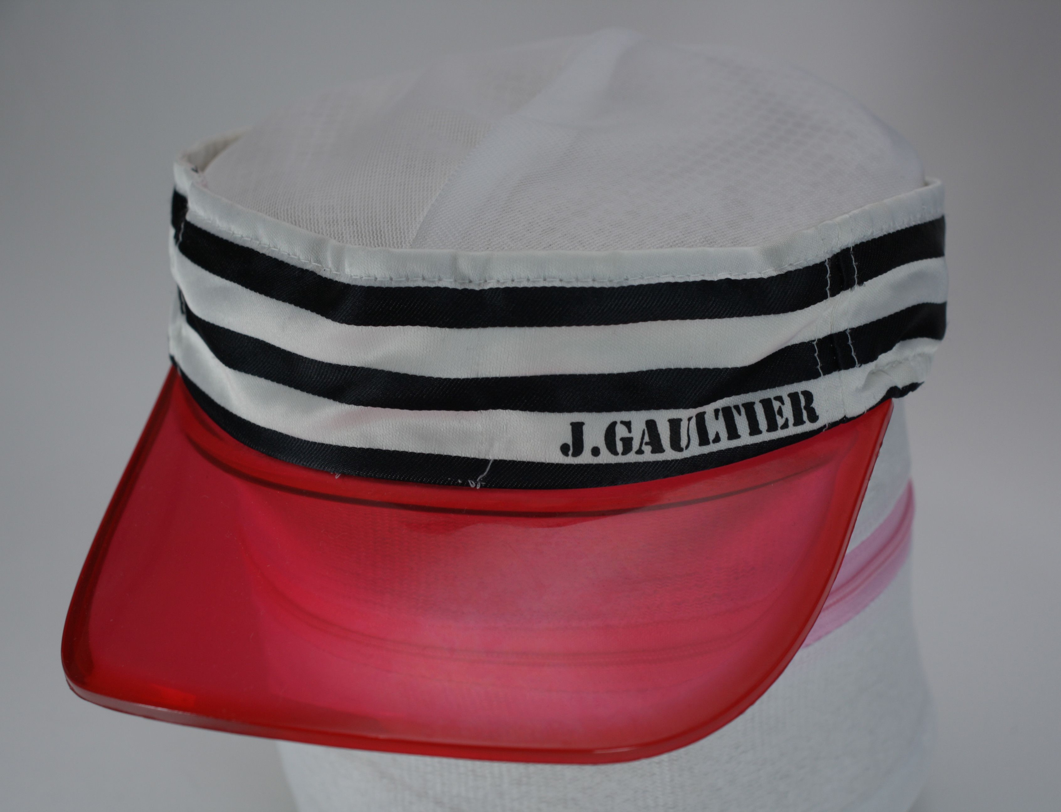 Vintage Rare Jean Paul Gaultier Transparent Visor Cap Hat