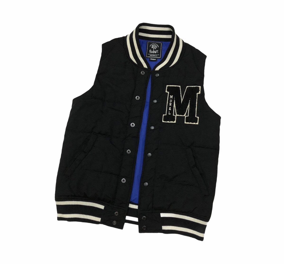 Japanese Brand Buffalo Soldiers Official Wear Mural Puffer Vest Jacket Size US M / EU 48-50 / 2 - 13 Thumbnail