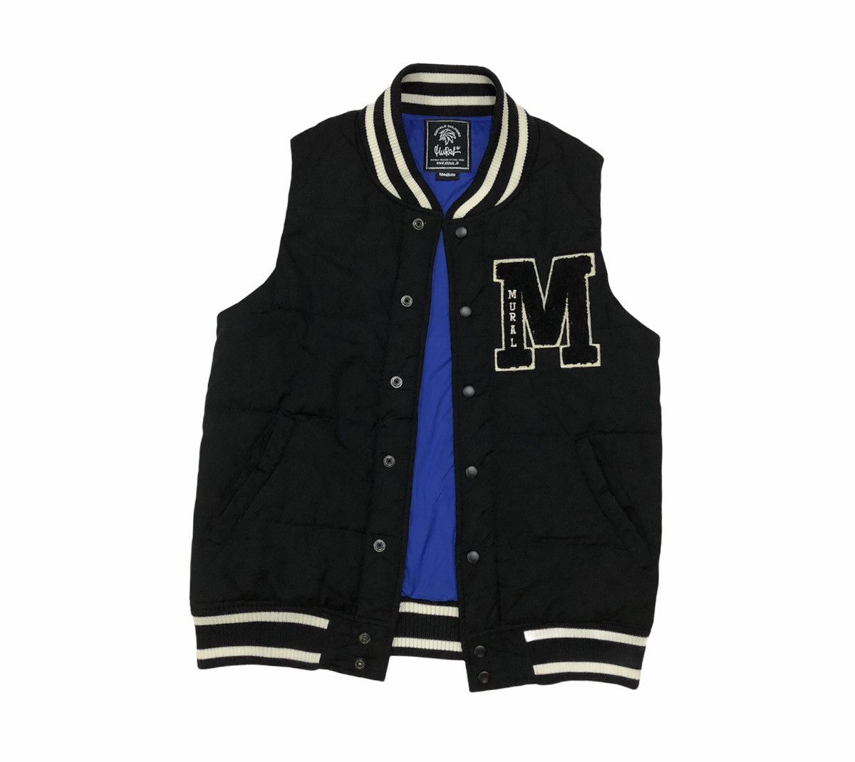 Japanese Brand Buffalo Soldiers Official Wear Mural Puffer Vest Jacket Size US M / EU 48-50 / 2 - 11 Thumbnail