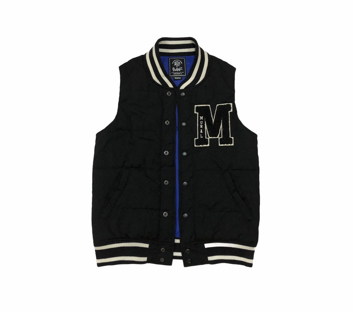 Japanese Brand Buffalo Soldiers Official Wear Mural Puffer Vest Jacket Size US M / EU 48-50 / 2 - 10 Thumbnail