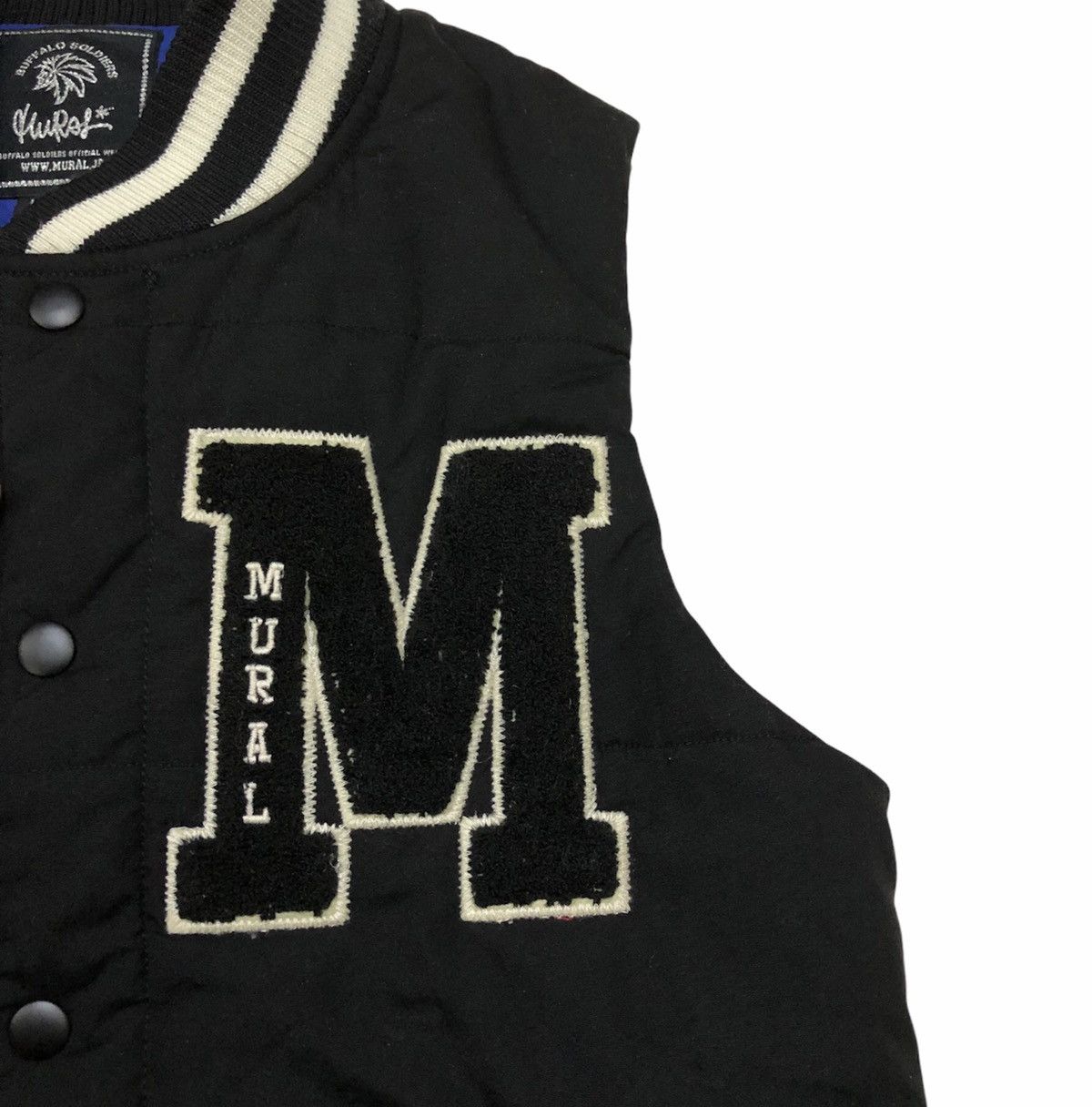 Japanese Brand Buffalo Soldiers Official Wear Mural Puffer Vest Jacket Size US M / EU 48-50 / 2 - 14 Thumbnail