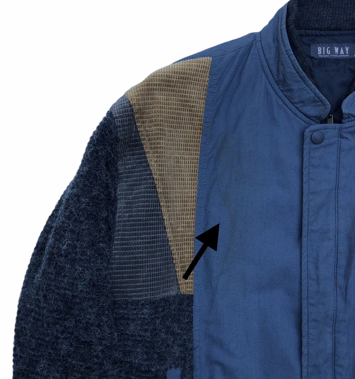 Vintage Vintage Big Way Vail Ground Arcylic Bomber Jacket Size US M / EU 48-50 / 2 - 11 Thumbnail